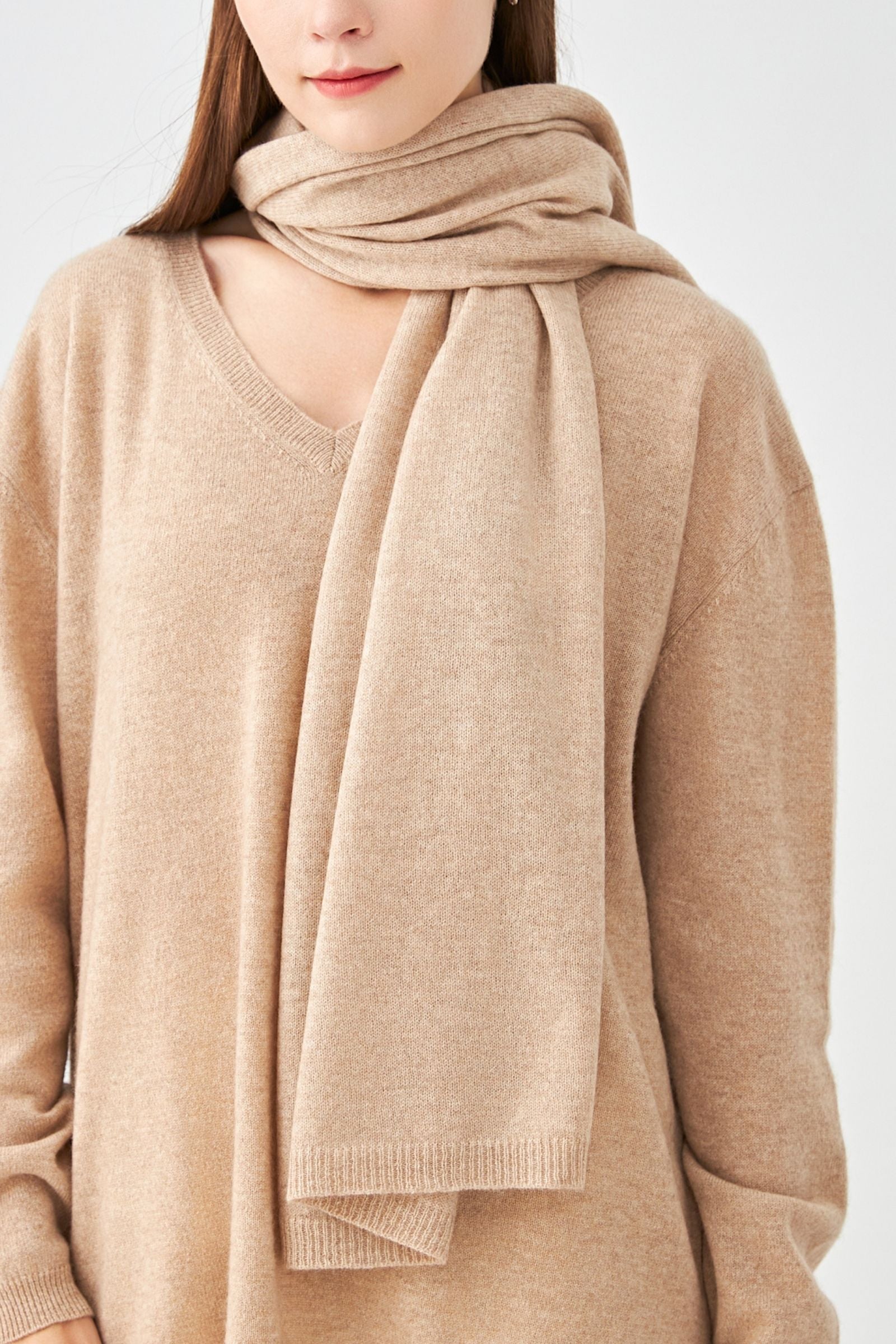 Grande écharpe en cachemire