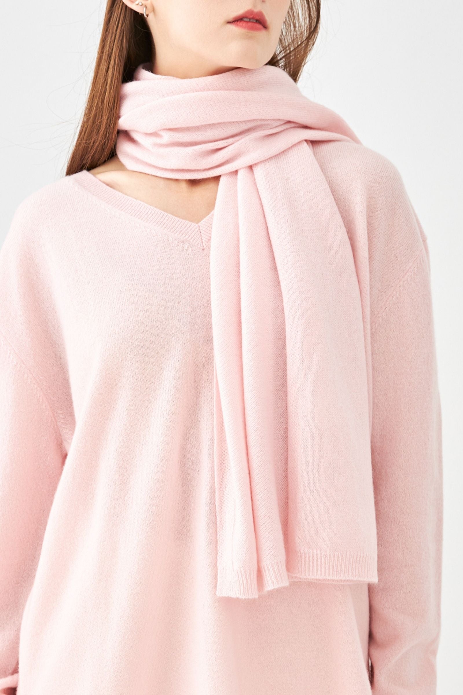 Grande écharpe en cachemire