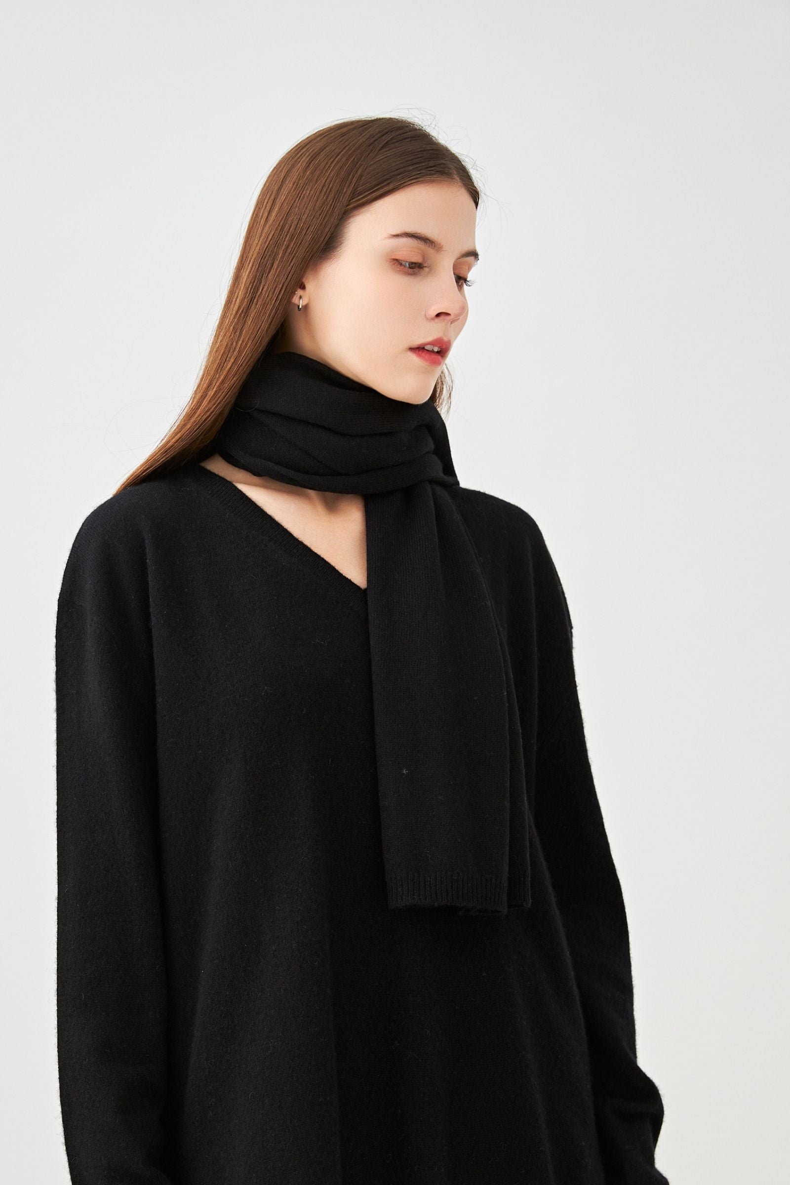 Grande écharpe en cachemire