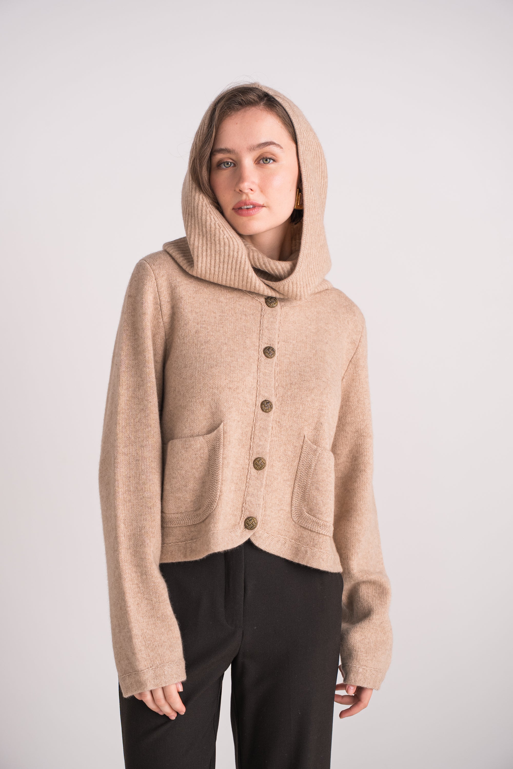 Cagoule 100% cachemire