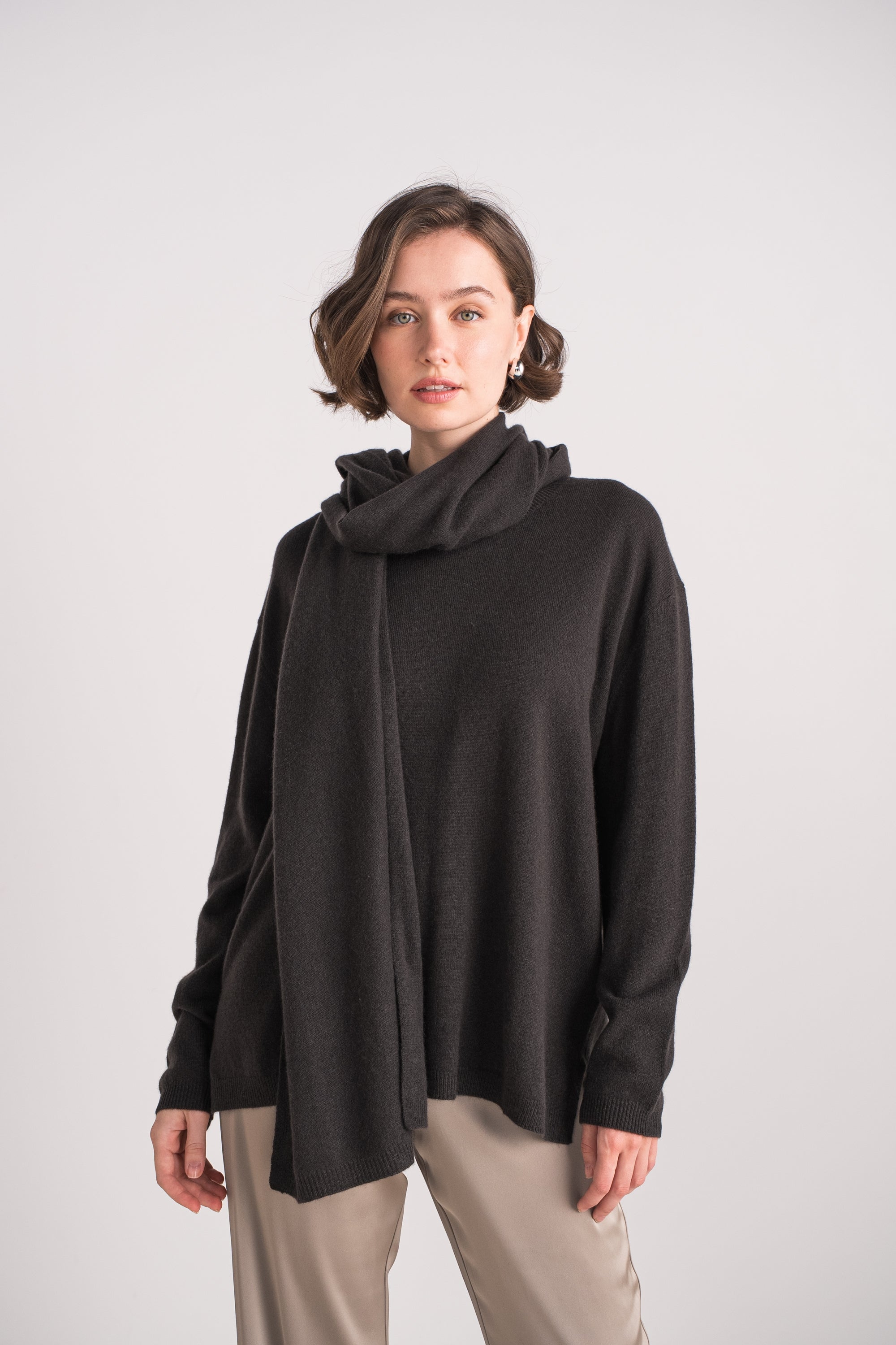 Grande écharpe en cachemire