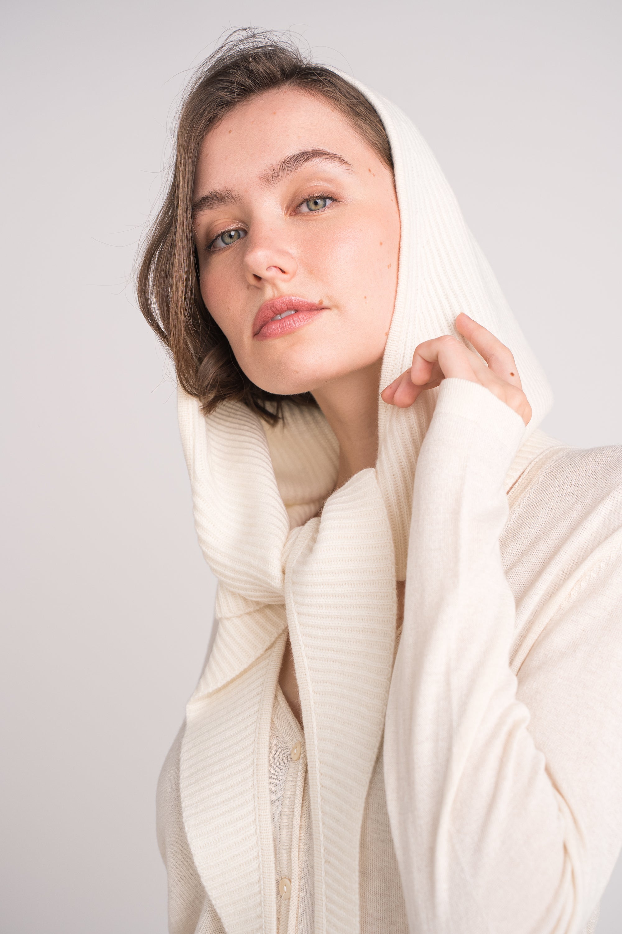 Cagoule 100% cachemire