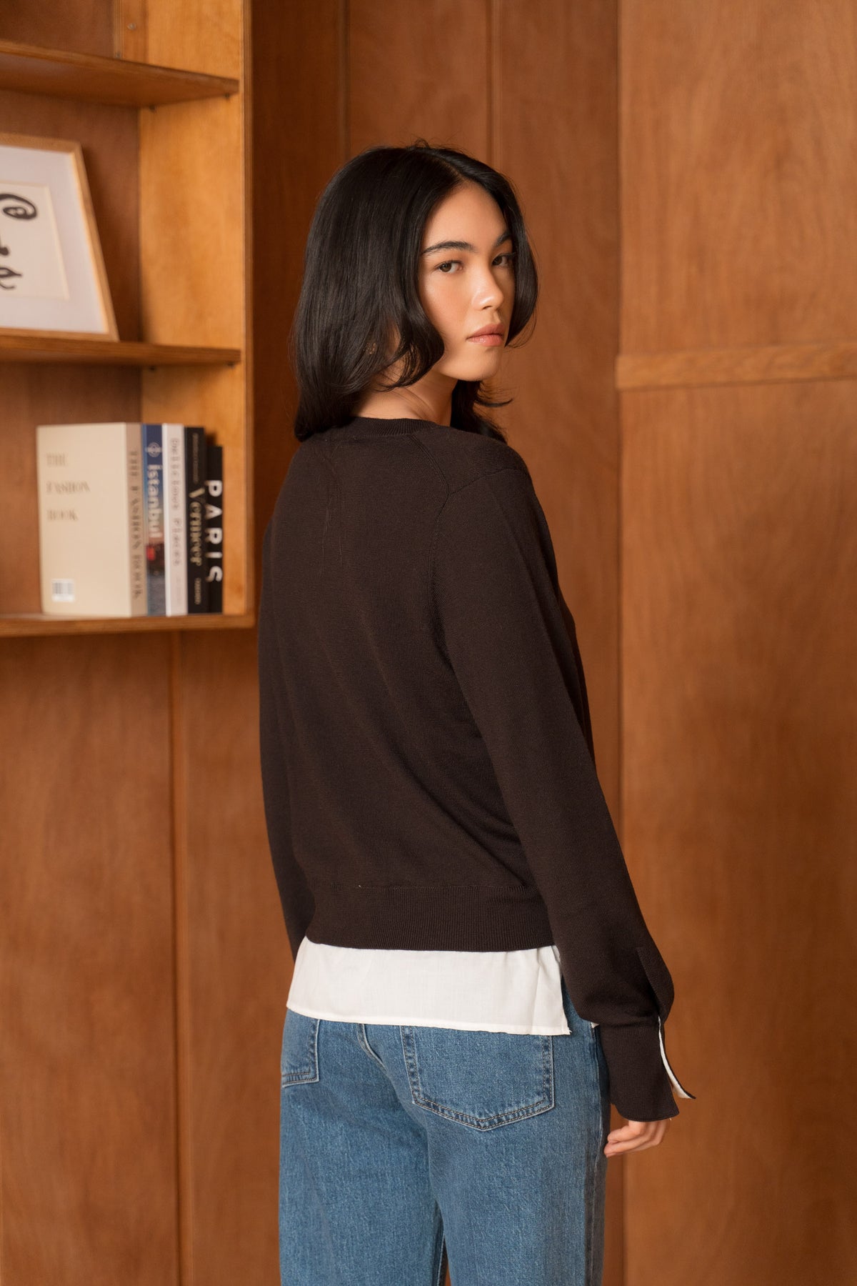 Le Pull Laine Mérinos à volants