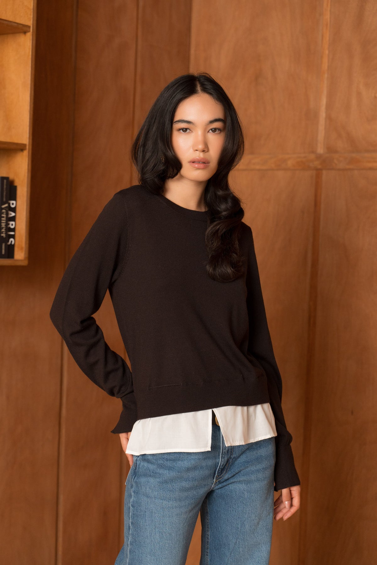 Le Pull Laine Mérinos à volants