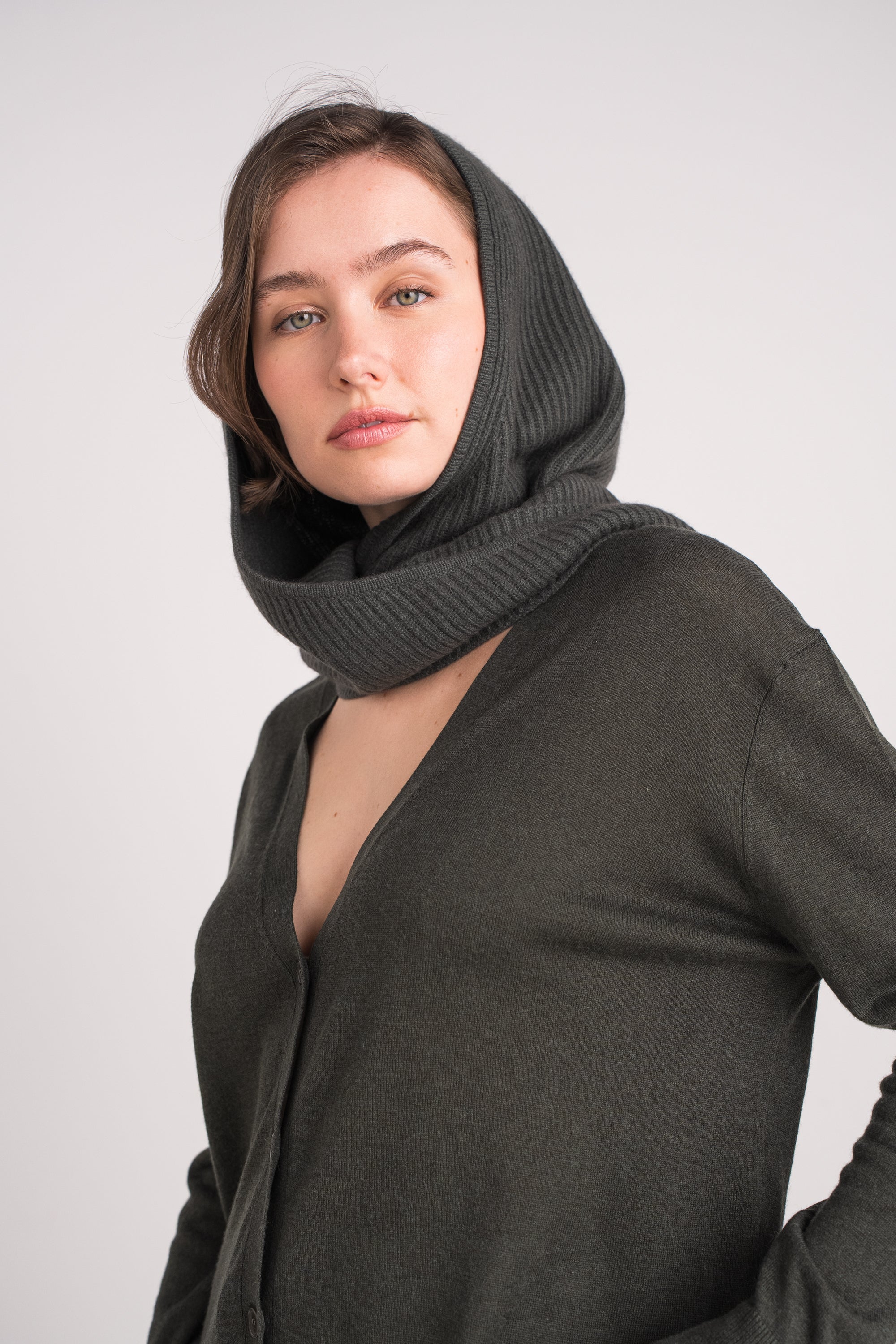 Cagoule 100% cachemire