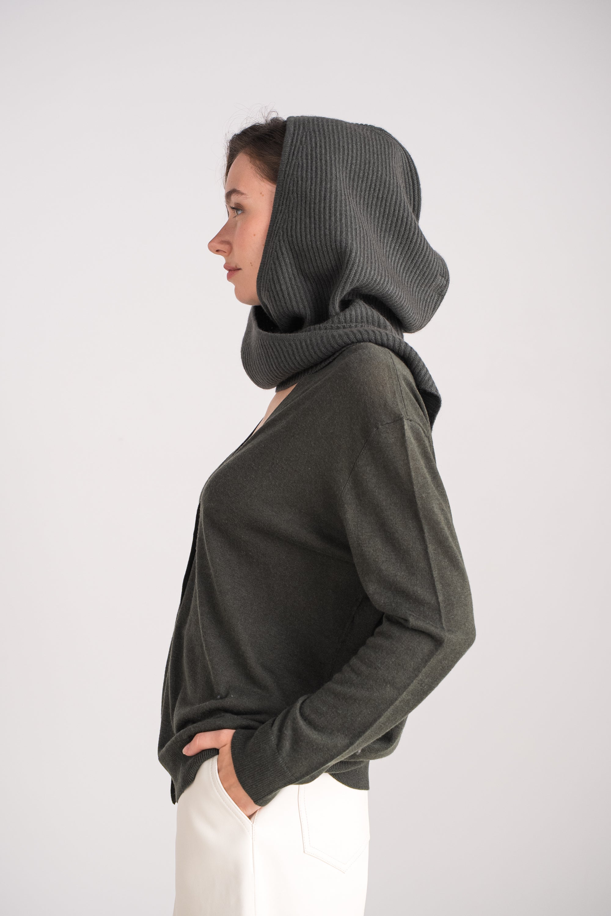 Cagoule 100% cachemire