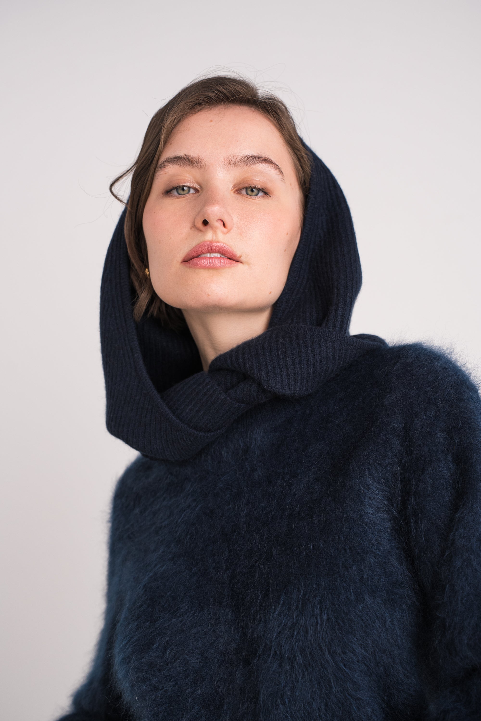 Cagoule 100% cachemire