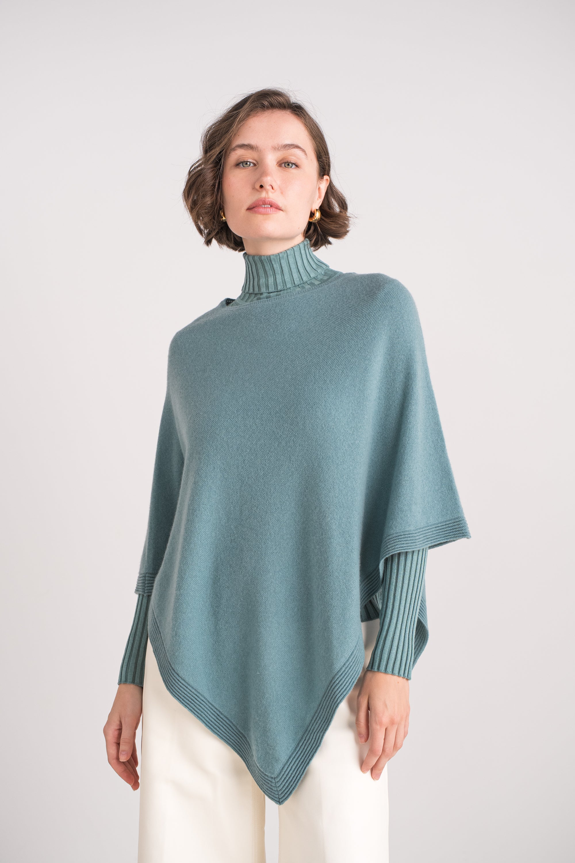Poncho en cachemire