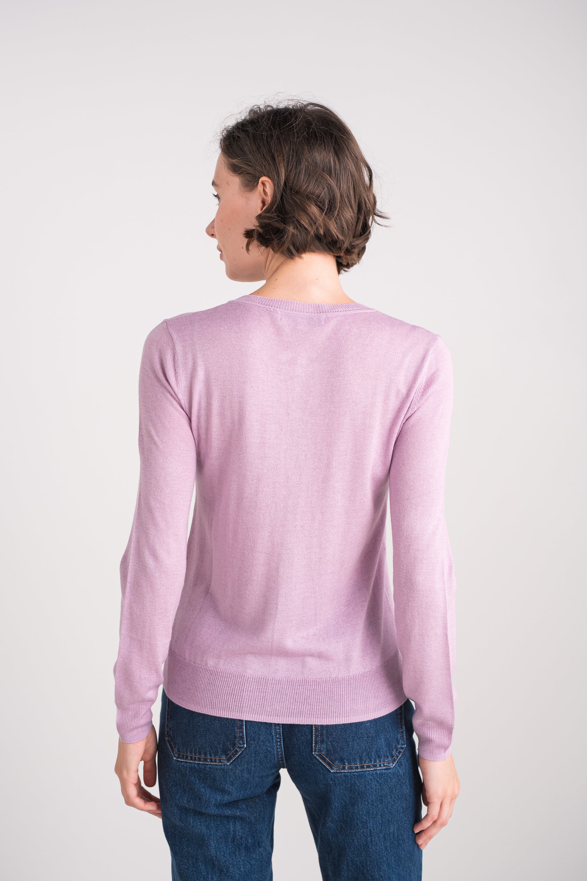 Cardigan en soie et cachemire