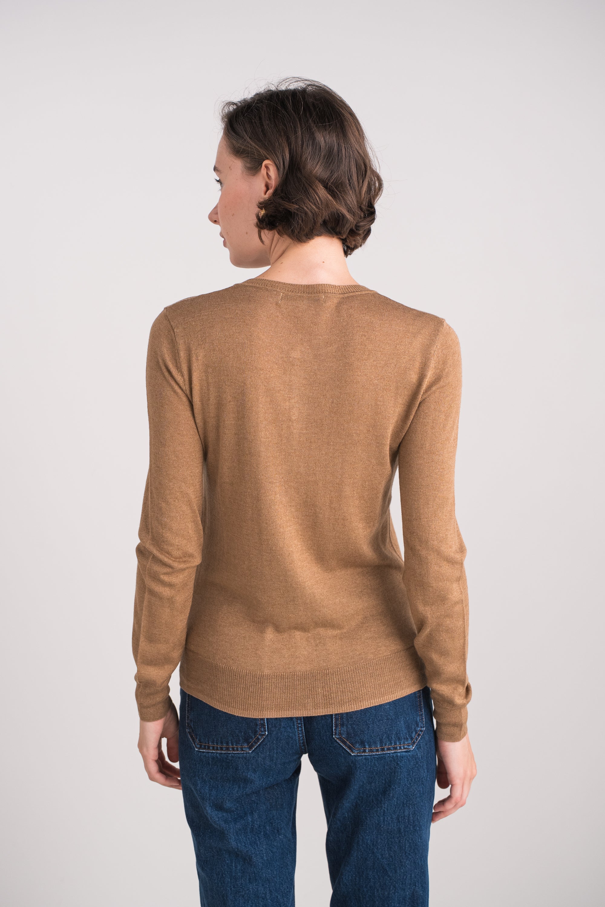 Cardigan en soie et cachemire