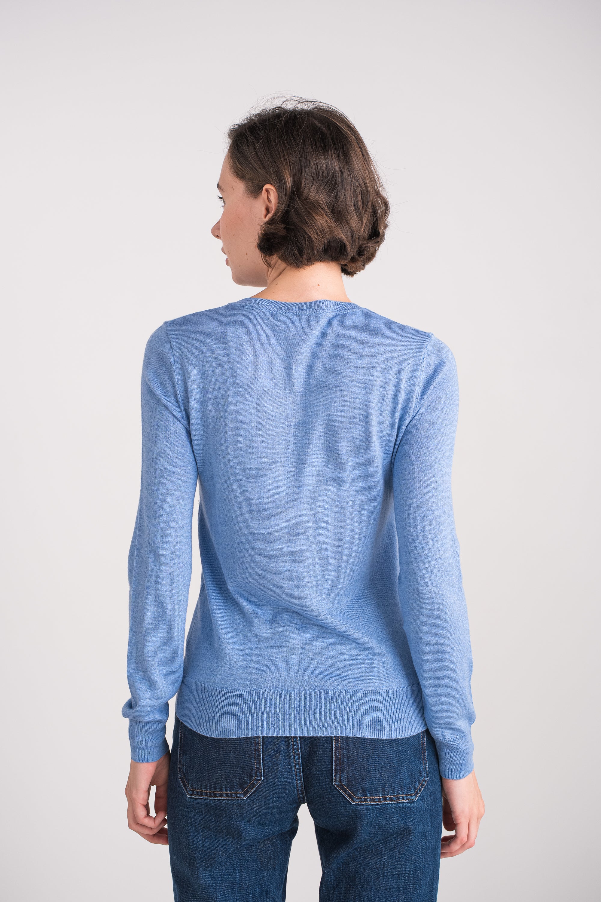 Cardigan en soie et cachemire