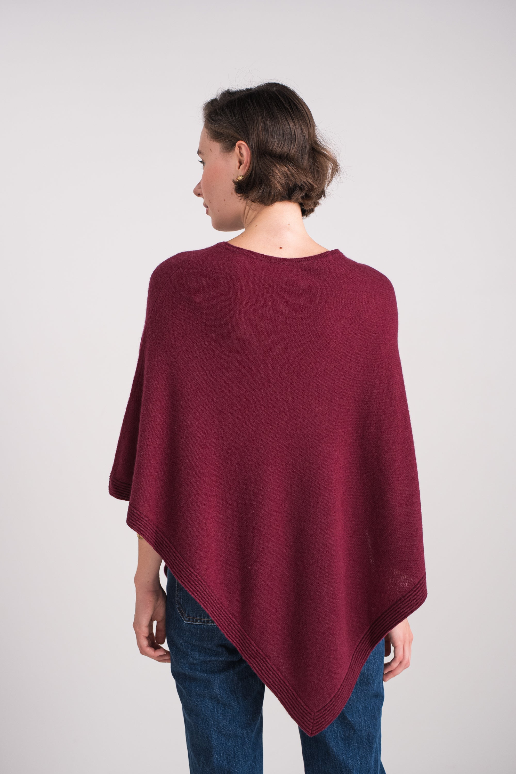 Poncho en cachemire