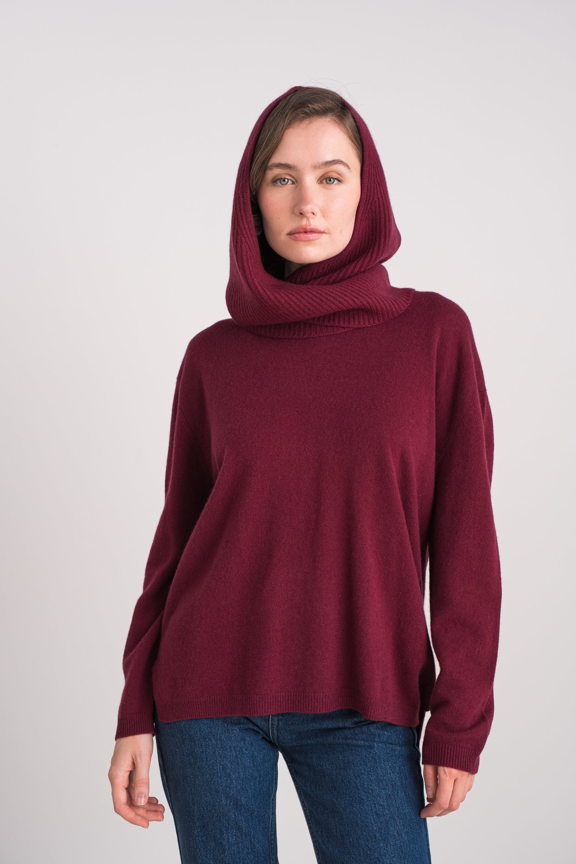 Cagoule 100% cachemire