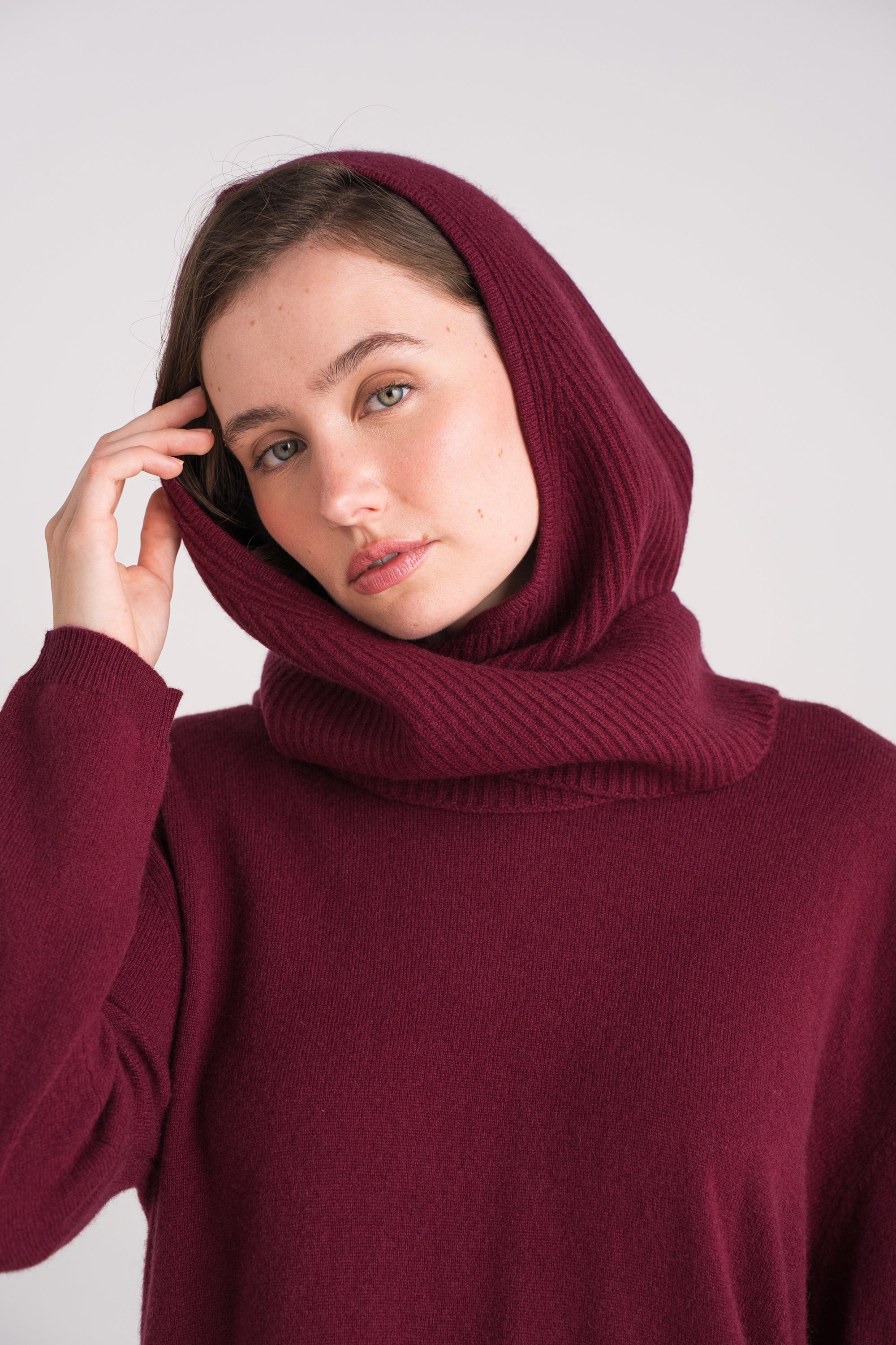 Cagoule 100% cachemire