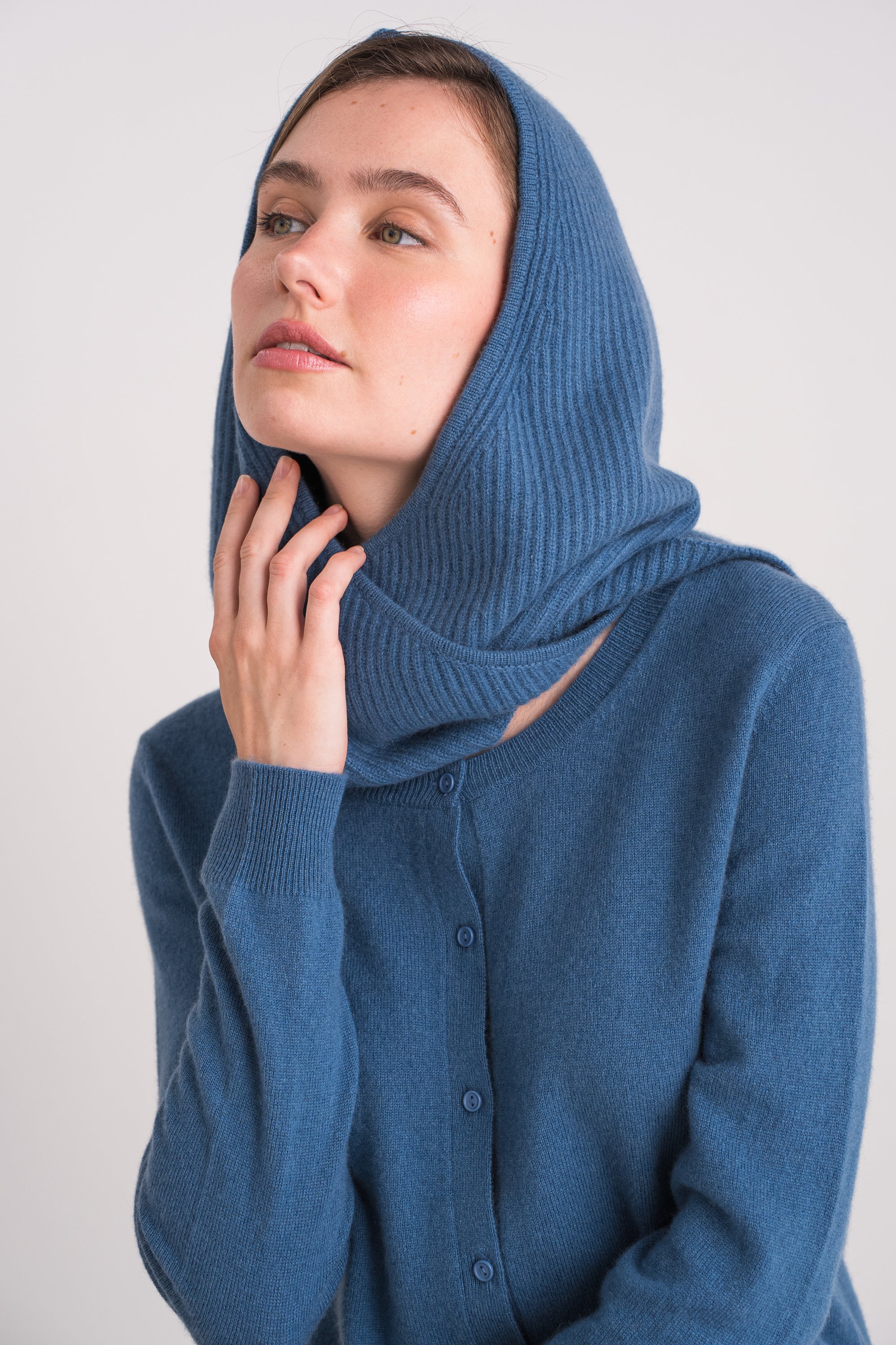 Cagoule 100% cachemire