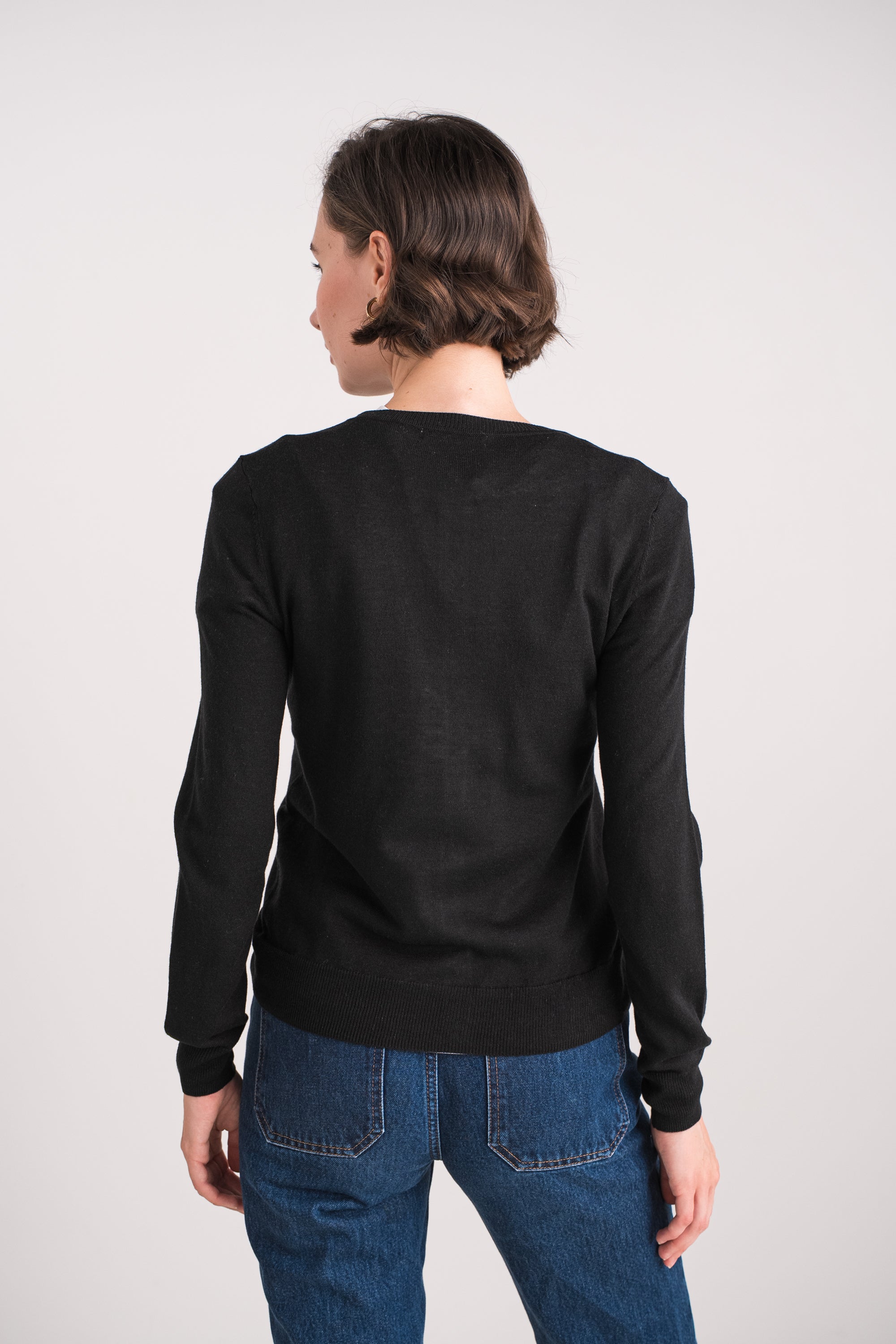 Cardigan en soie et cachemire