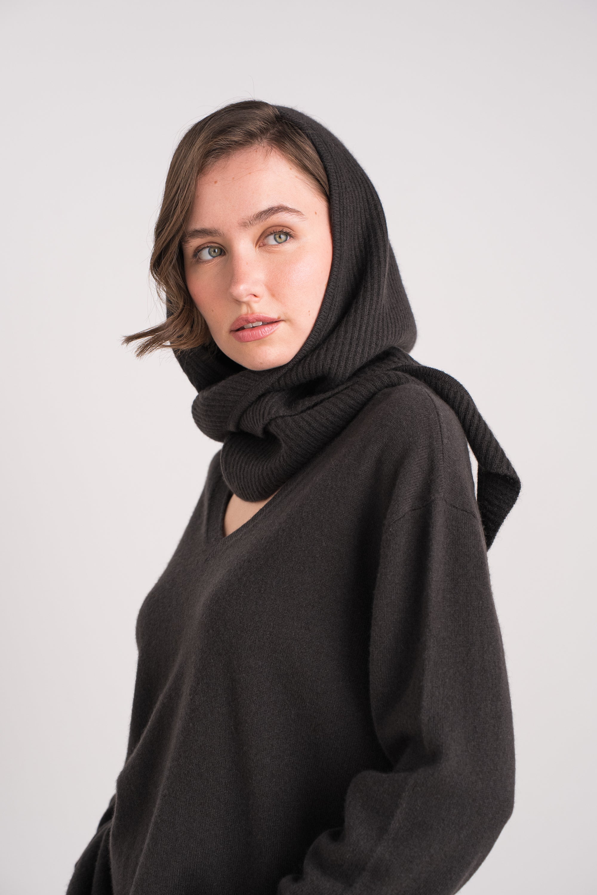 Cagoule 100% cachemire