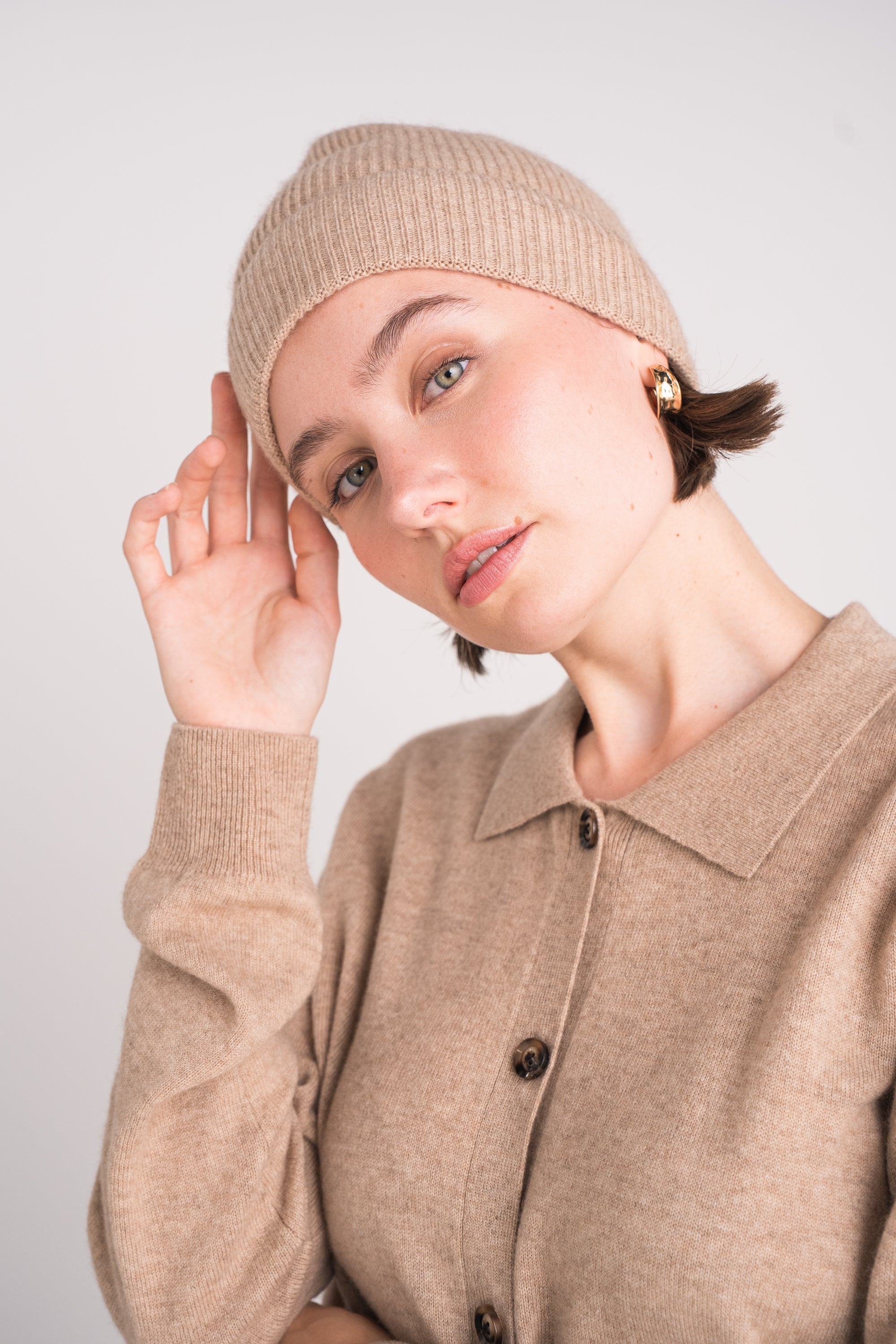 Bonnet 100% cachemire