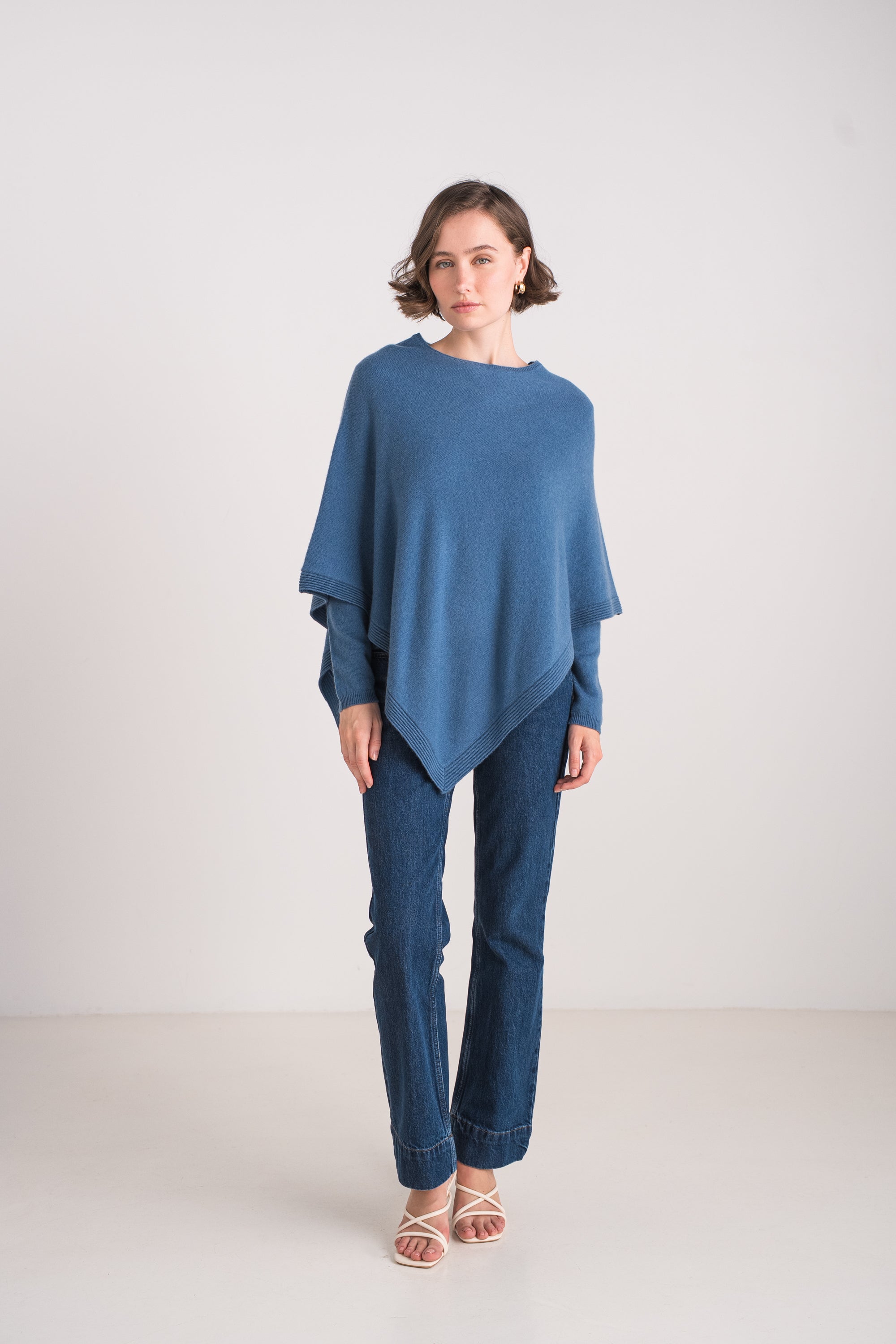 Poncho en cachemire