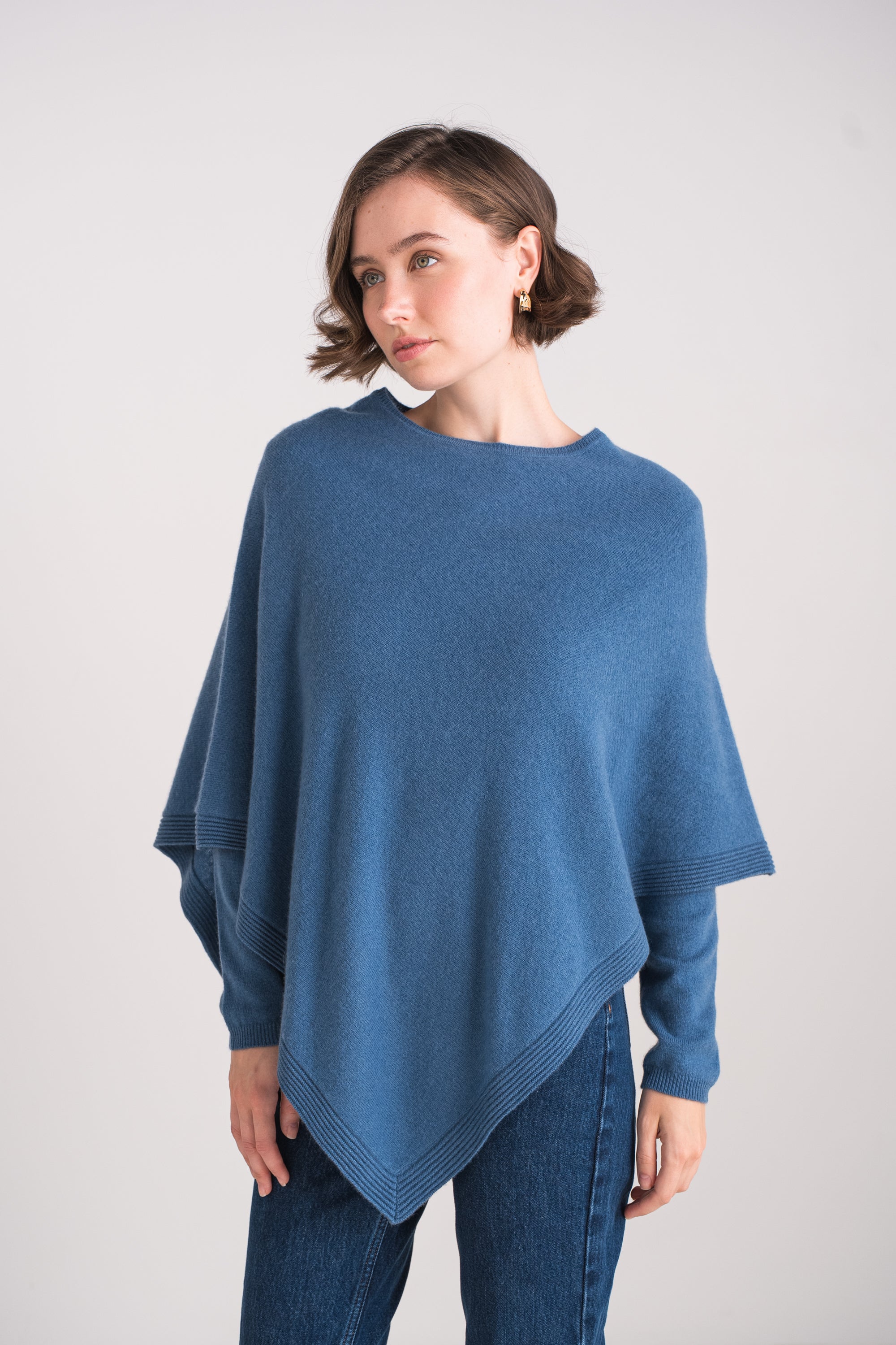 Poncho en cachemire