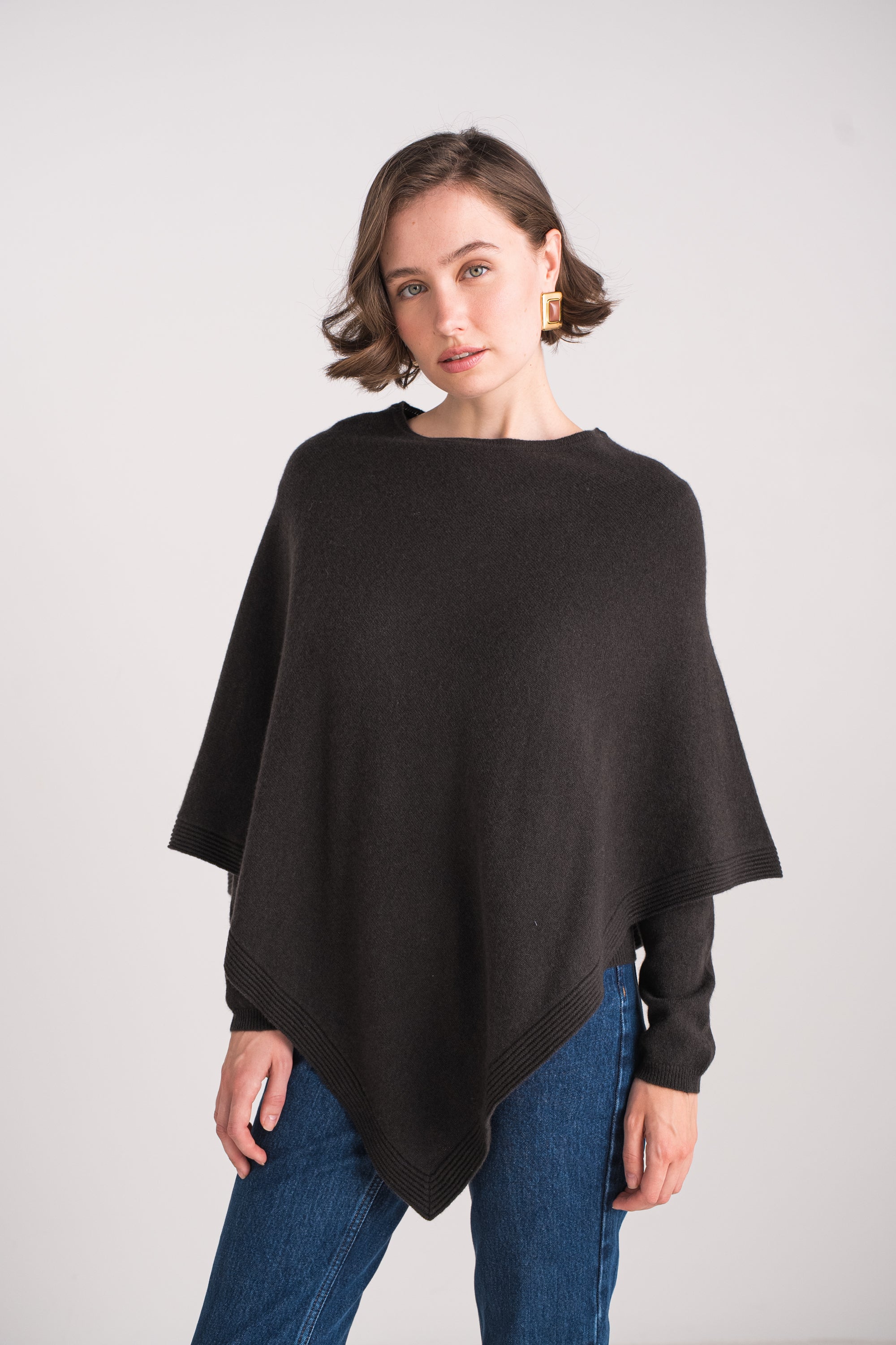Poncho en cachemire