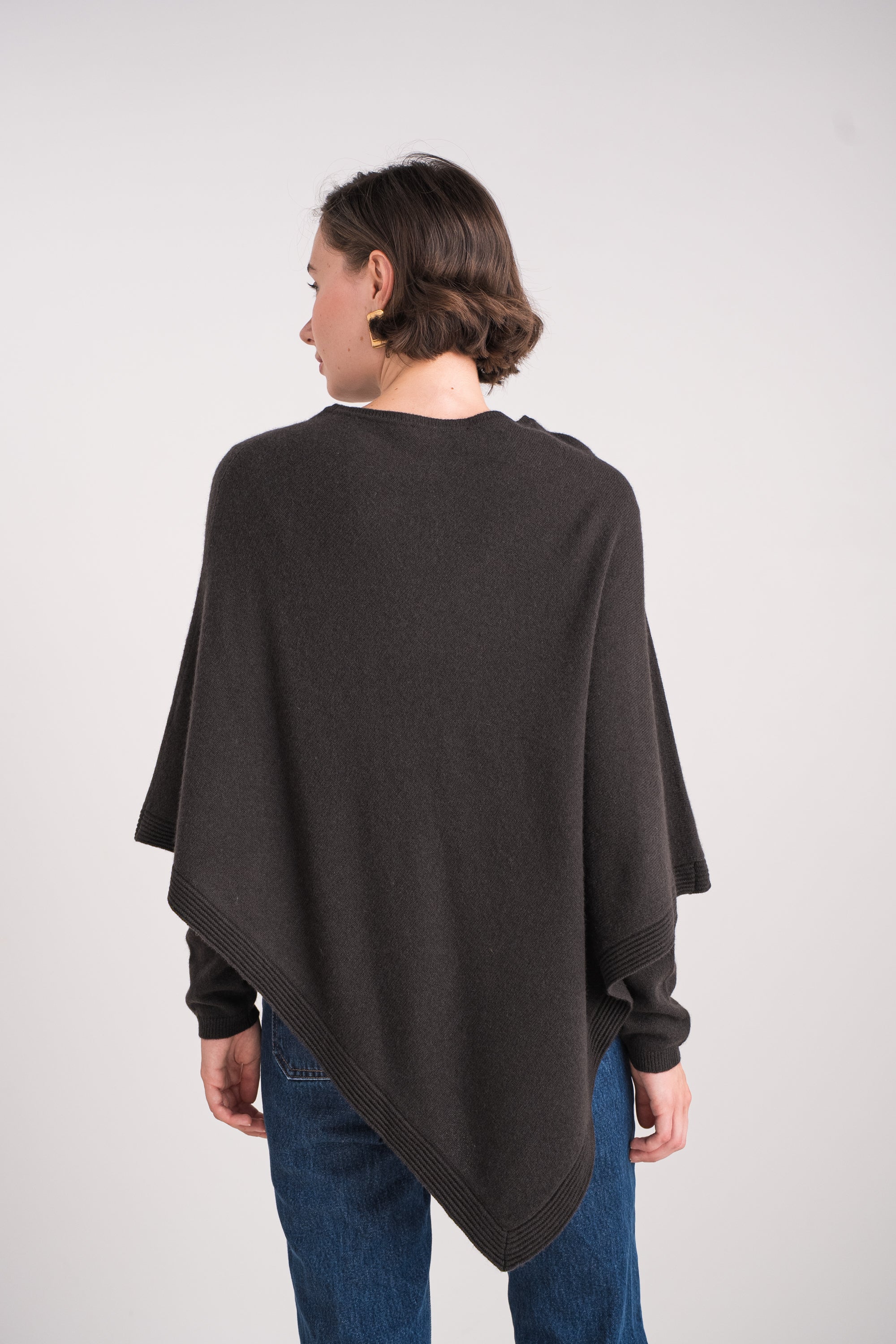Poncho en cachemire