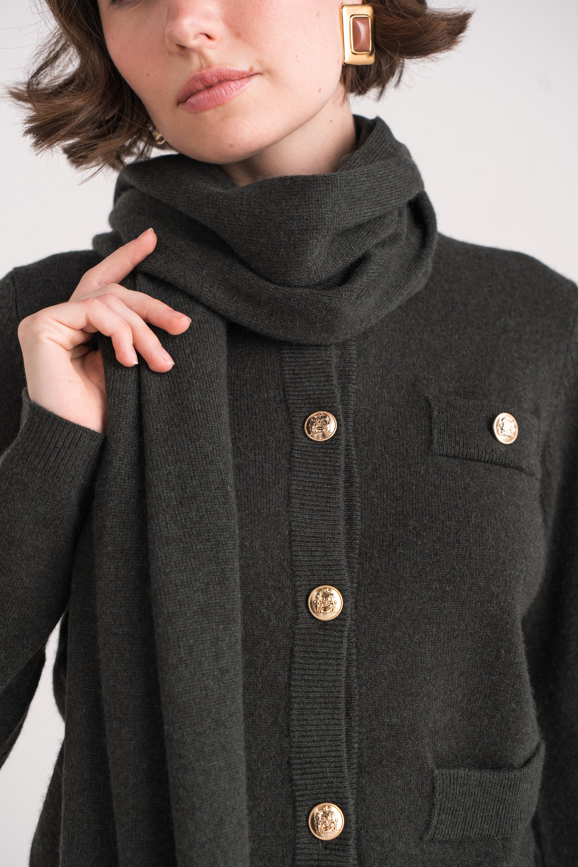 Grande écharpe en cachemire