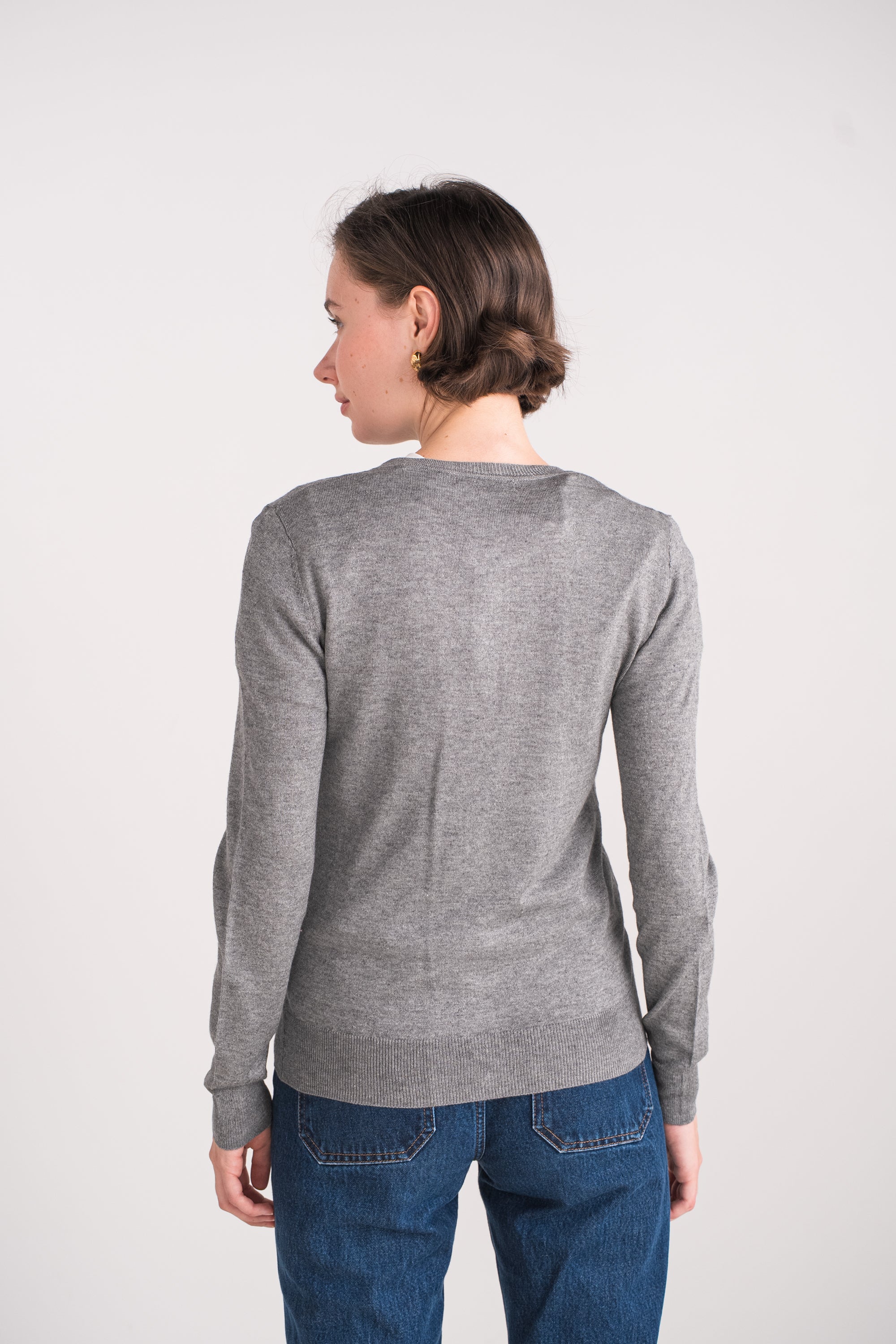 Cardigan en soie et cachemire