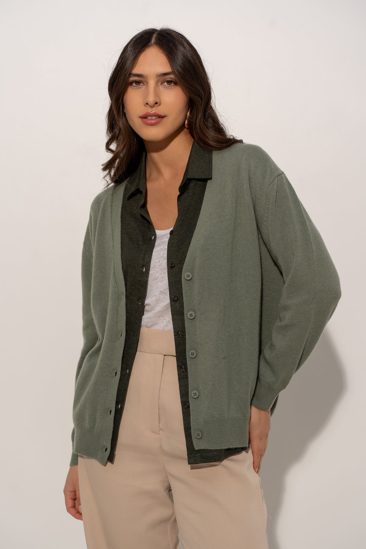 Le Cardigan Cachemire oversize