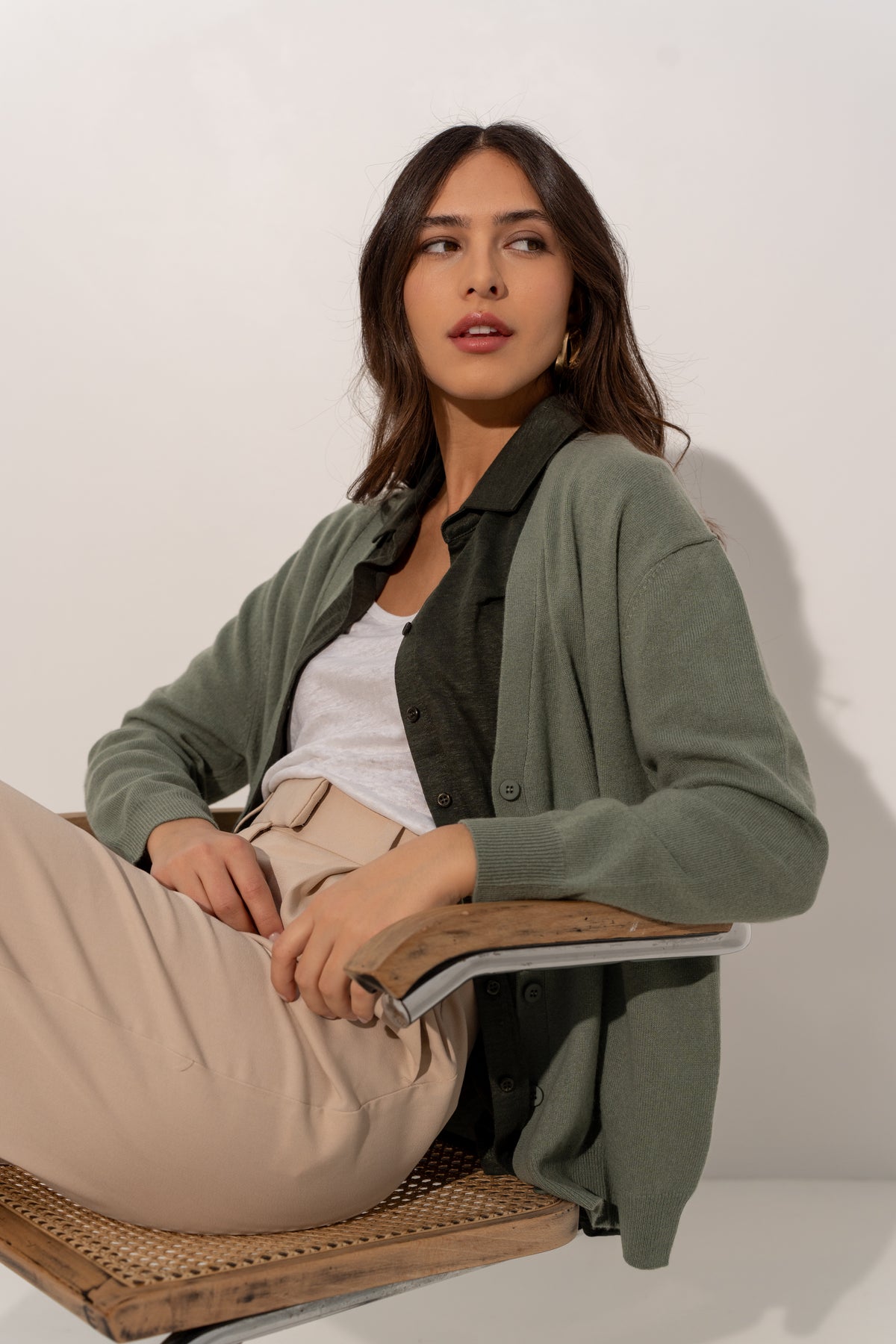 Le Cardigan Cachemire oversize