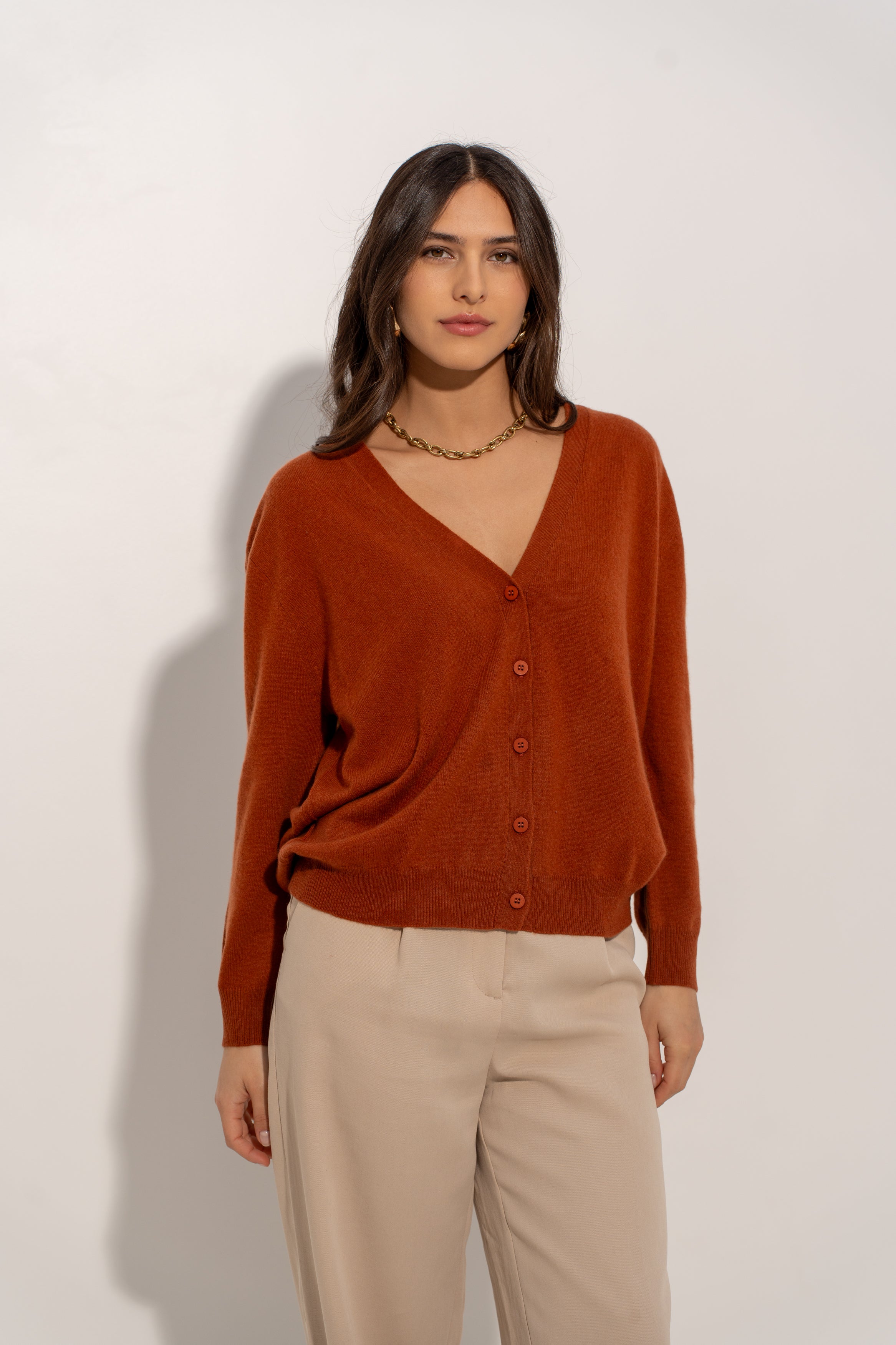 Le Cardigan Cachemire oversize