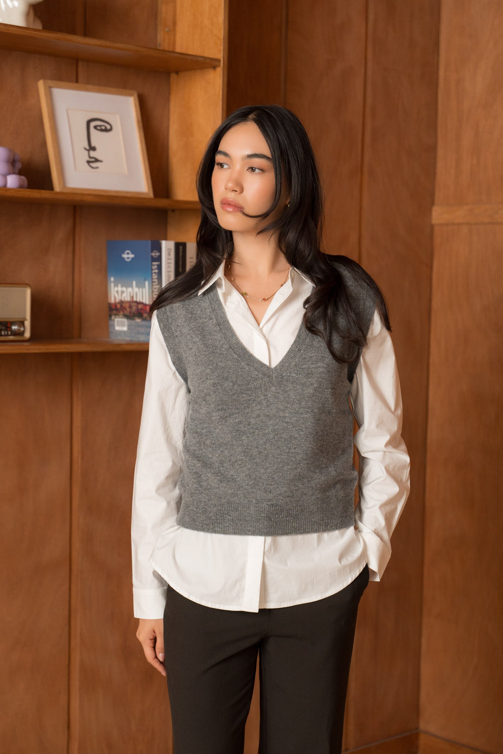 Le Pull Cachemire — Sans Manches