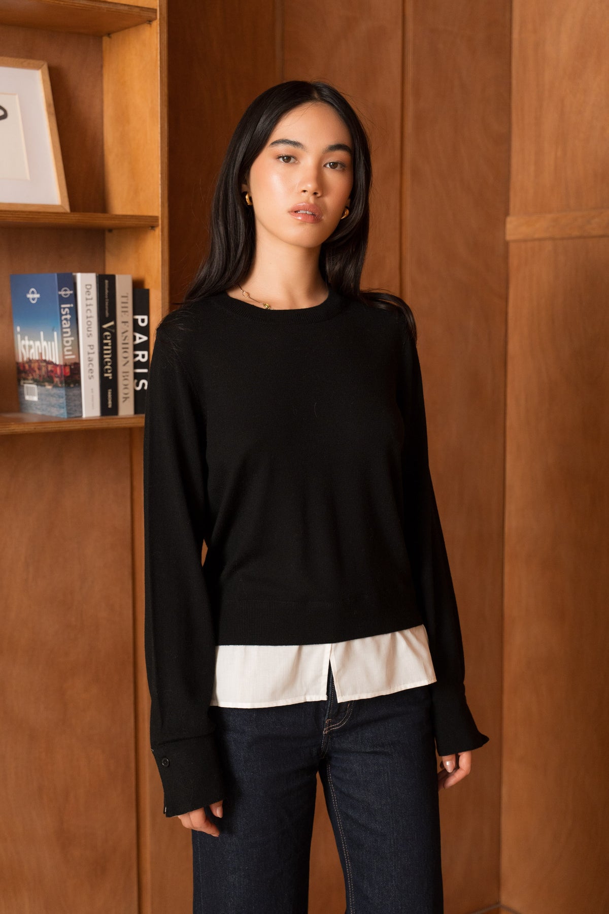 Le Pull Laine Mérinos à volants
