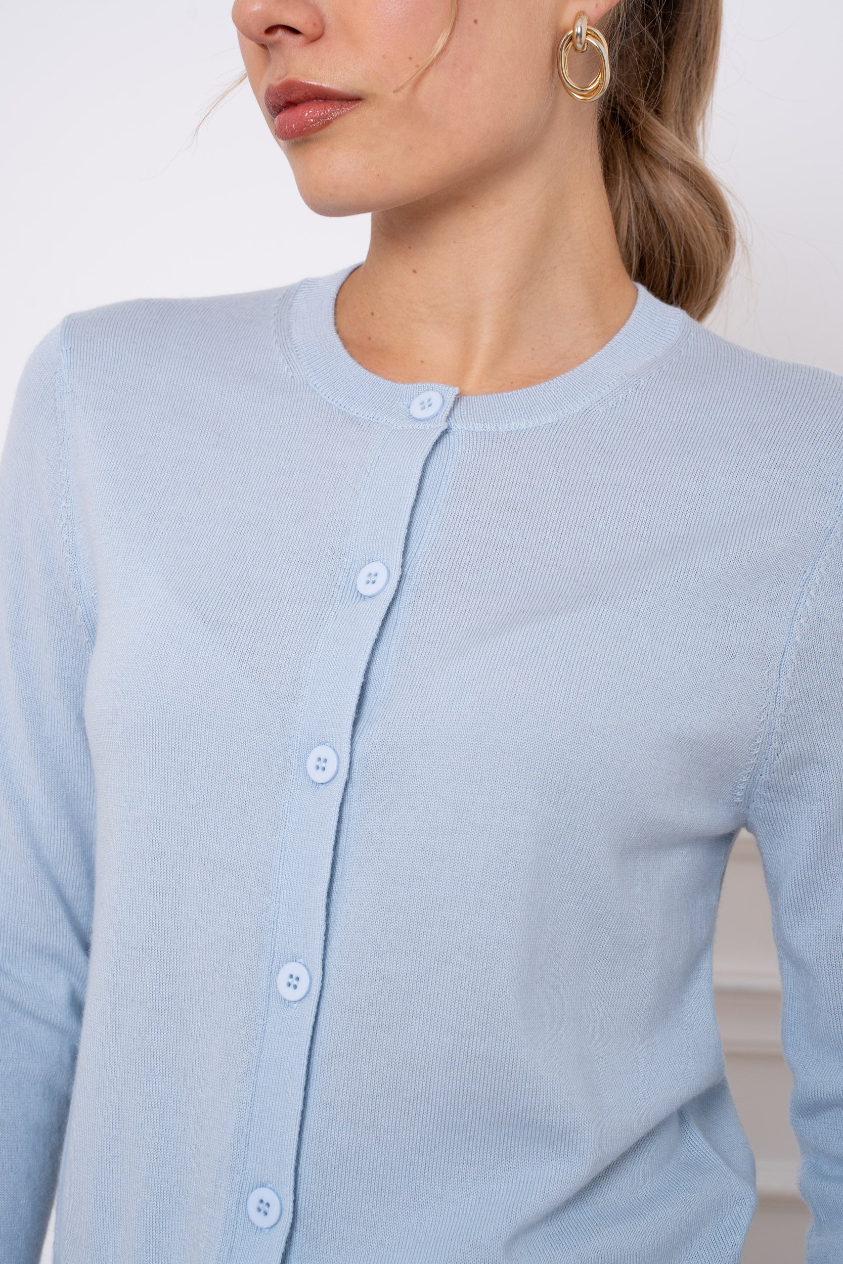 Cardigan 100% laine mérinos manches longues