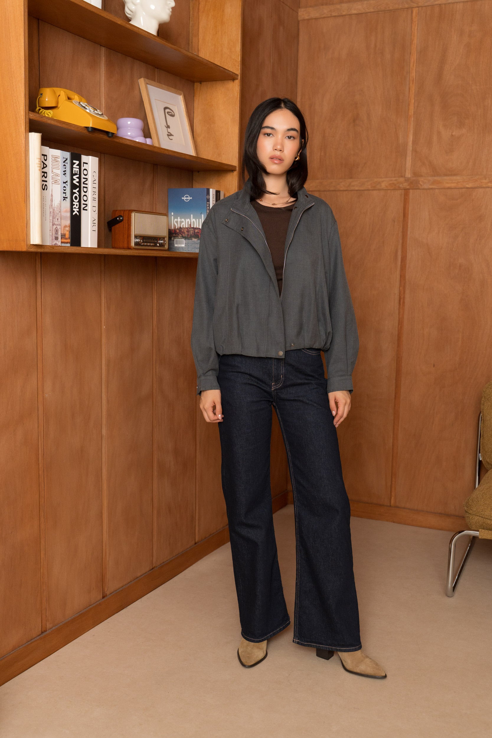 La Veste bomber en Laine