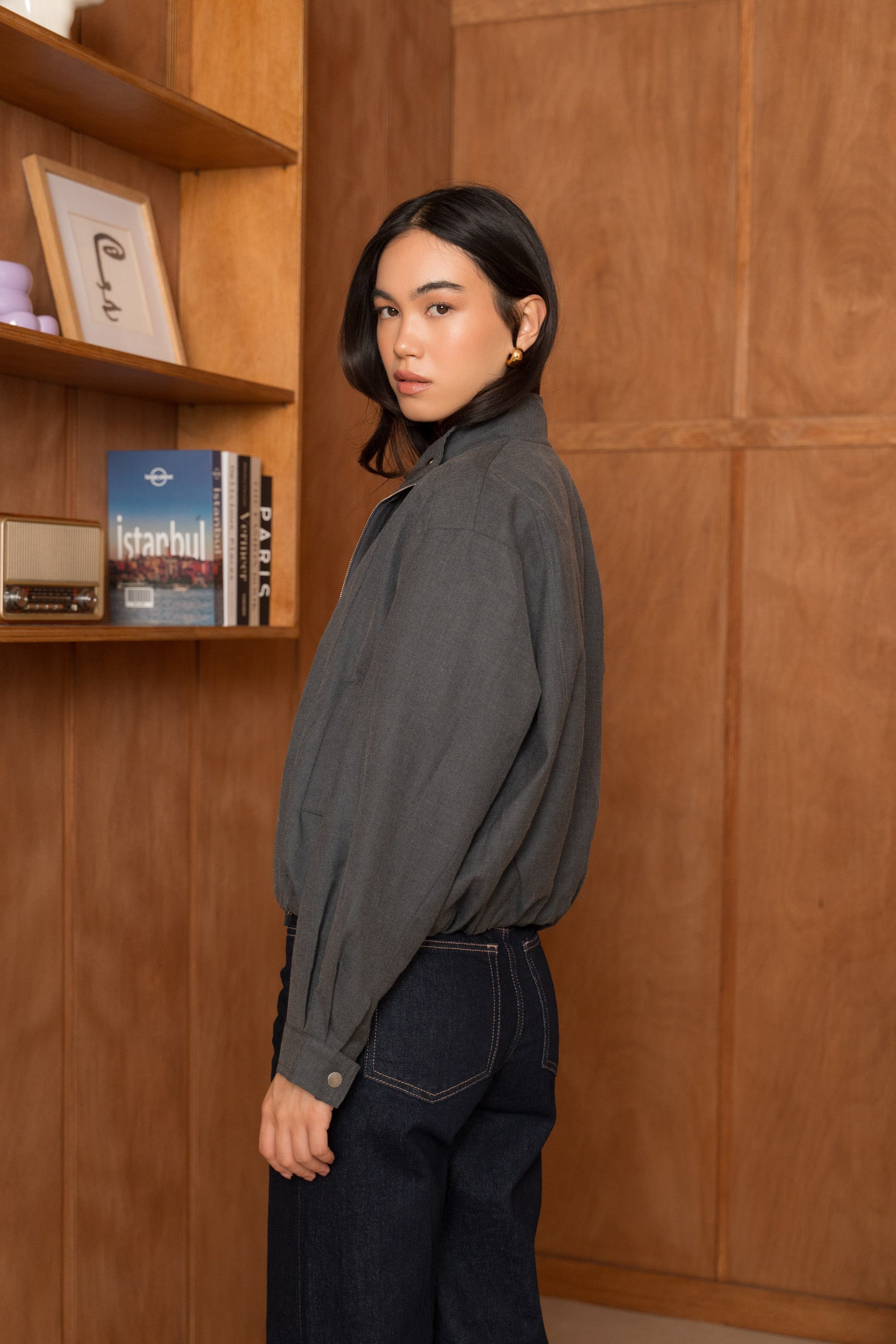 La Veste bomber en Laine