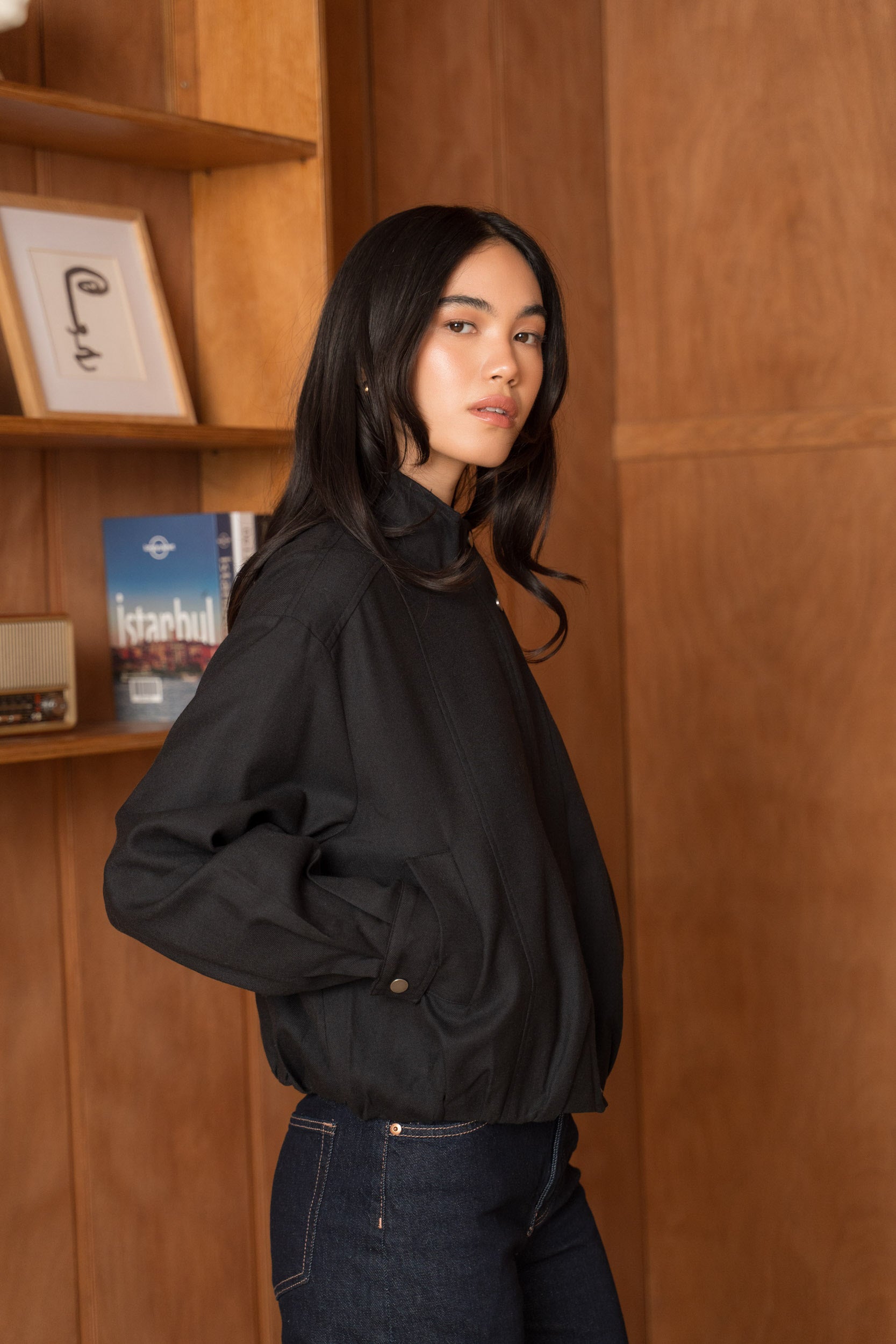 La Veste bomber en Laine