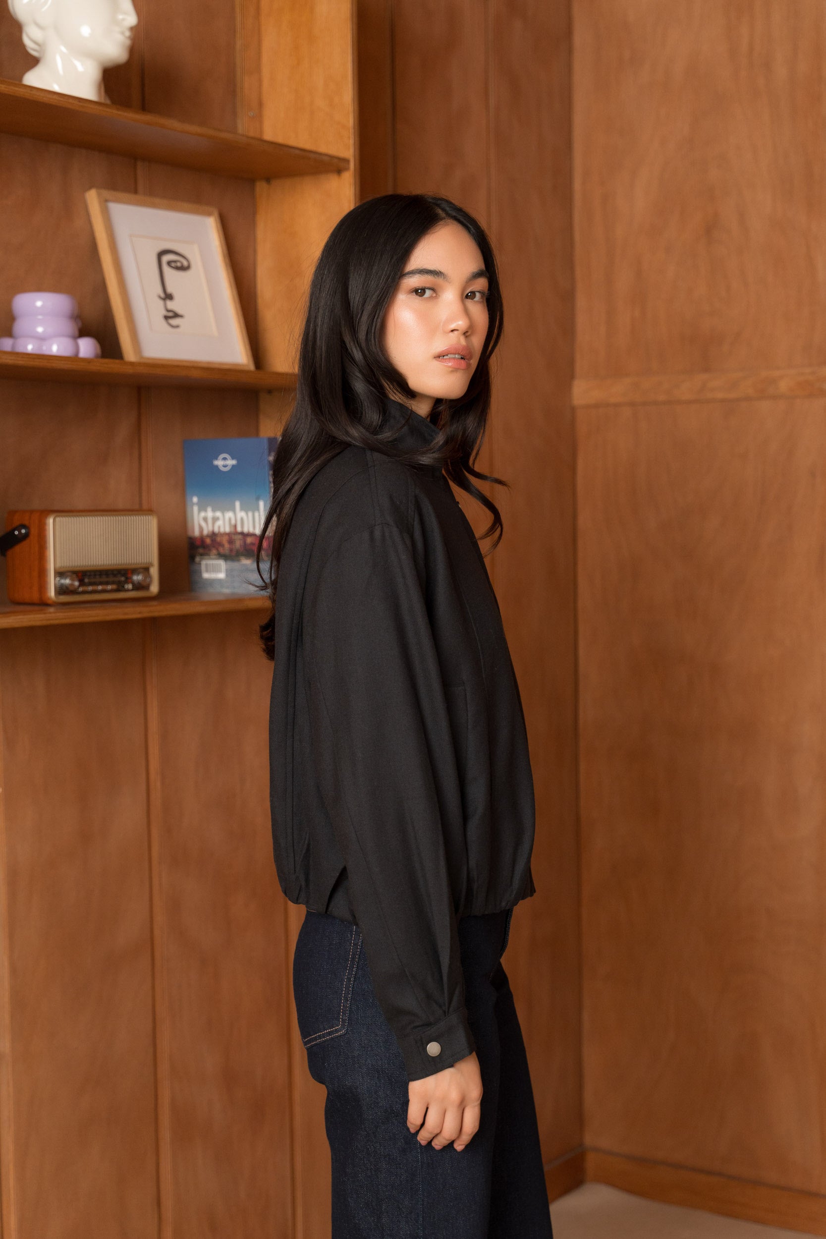 La Veste bomber en Laine