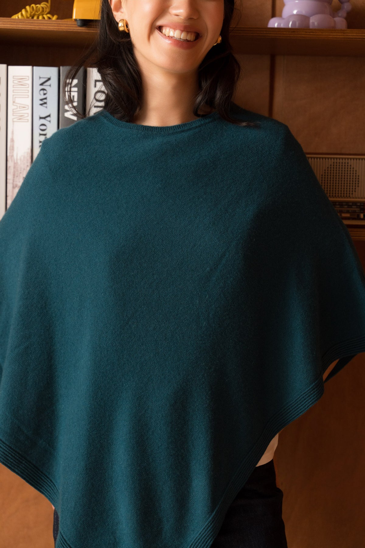 Poncho 100% cachemire