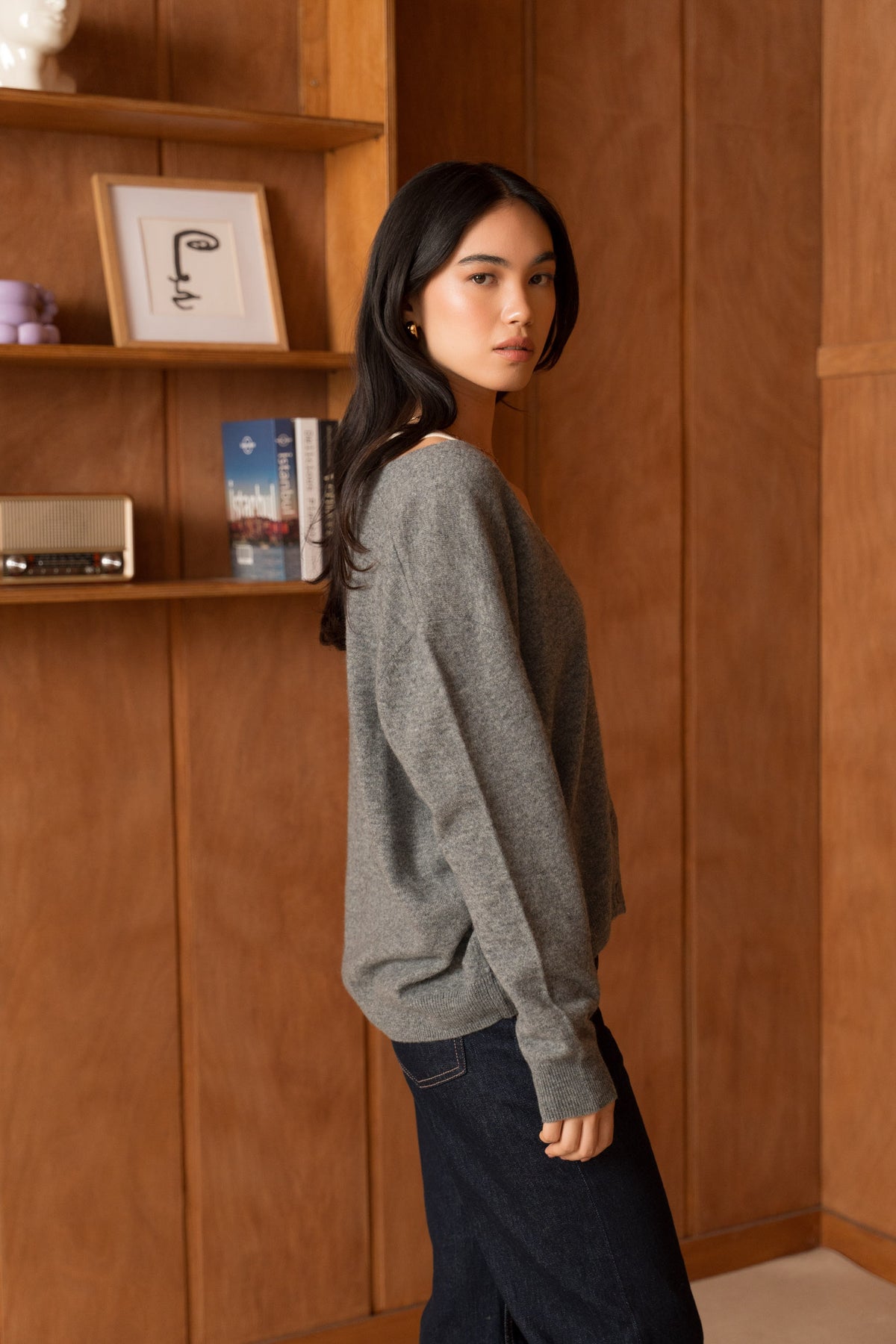 Le Cardigan Cachemire oversize
