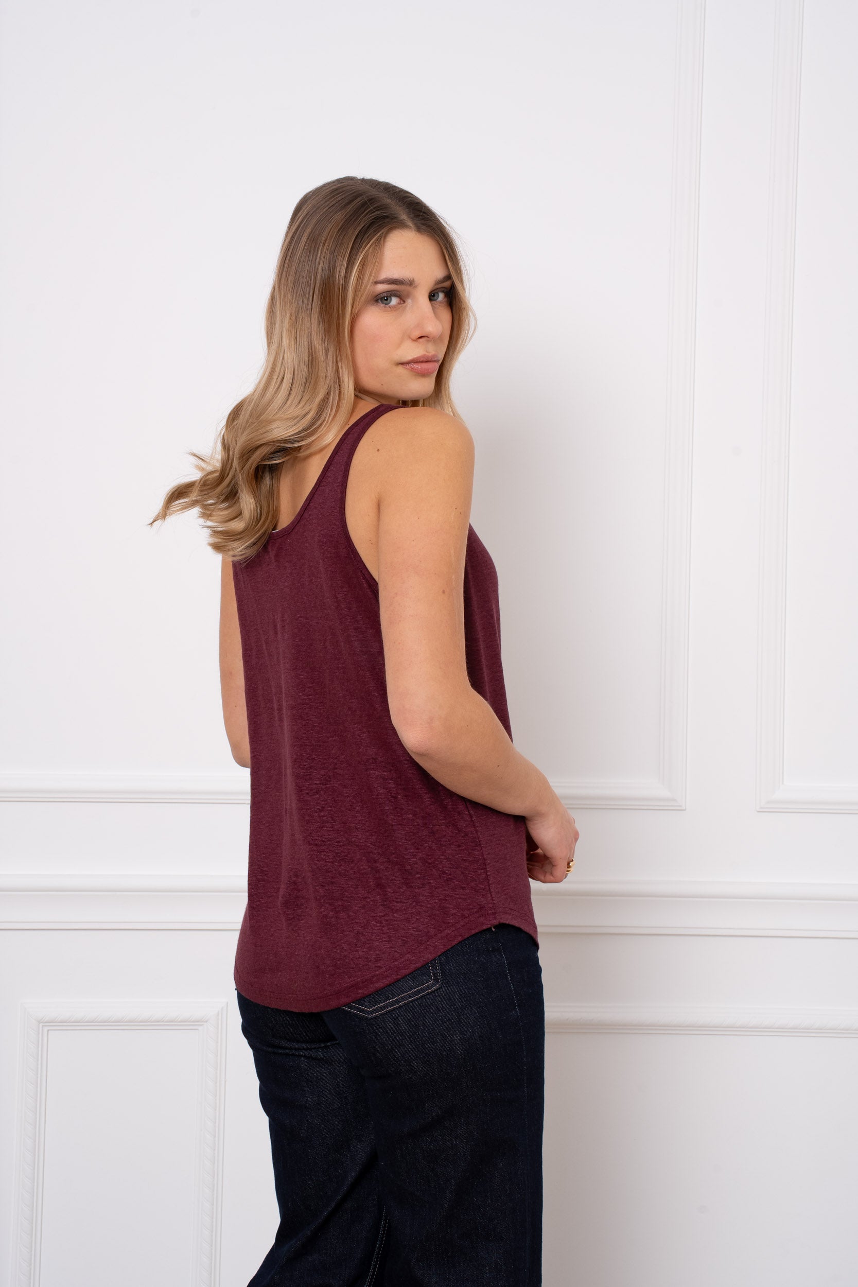 Débardeur en 100% lin