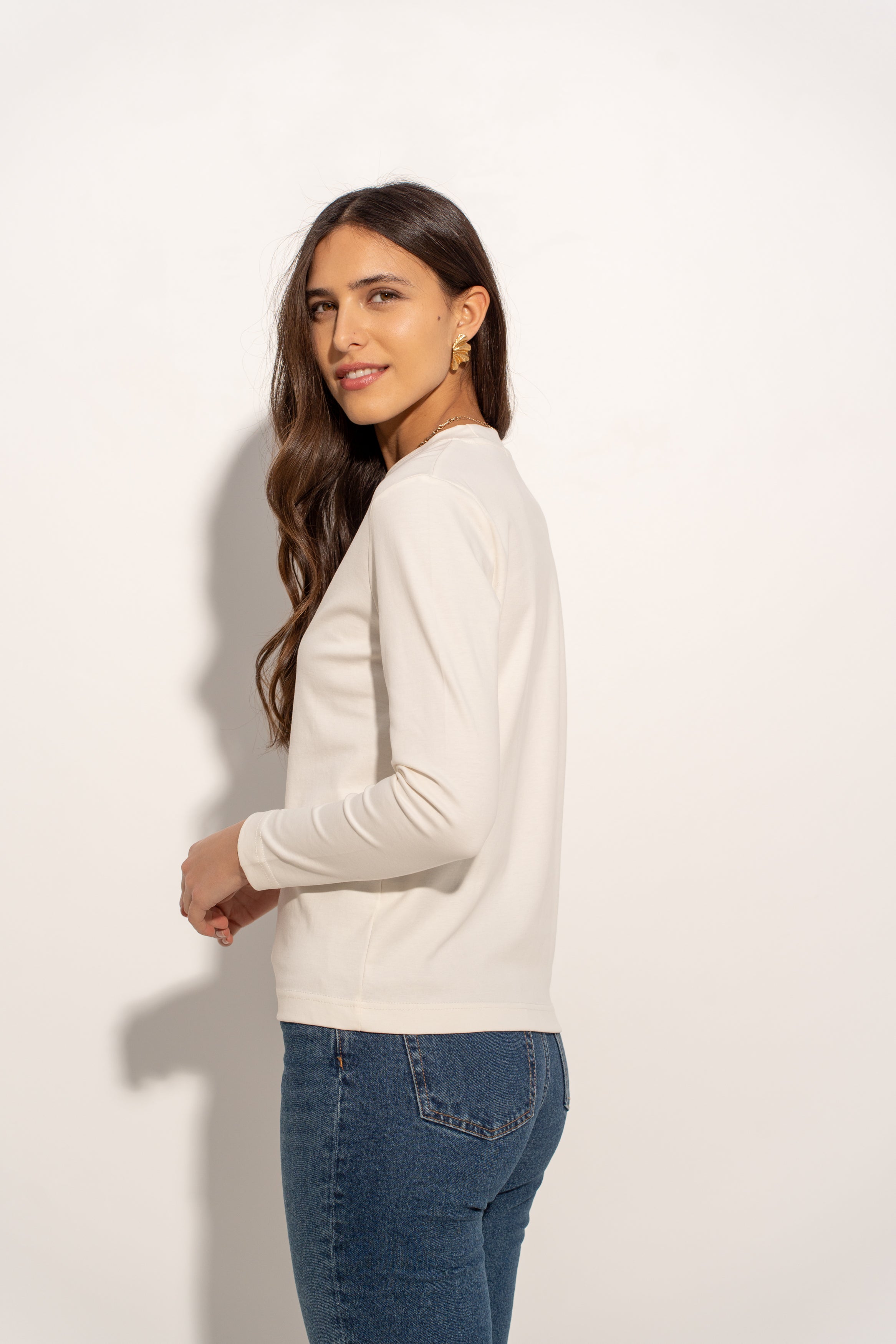 T-shirt 100% coton premium manches longues