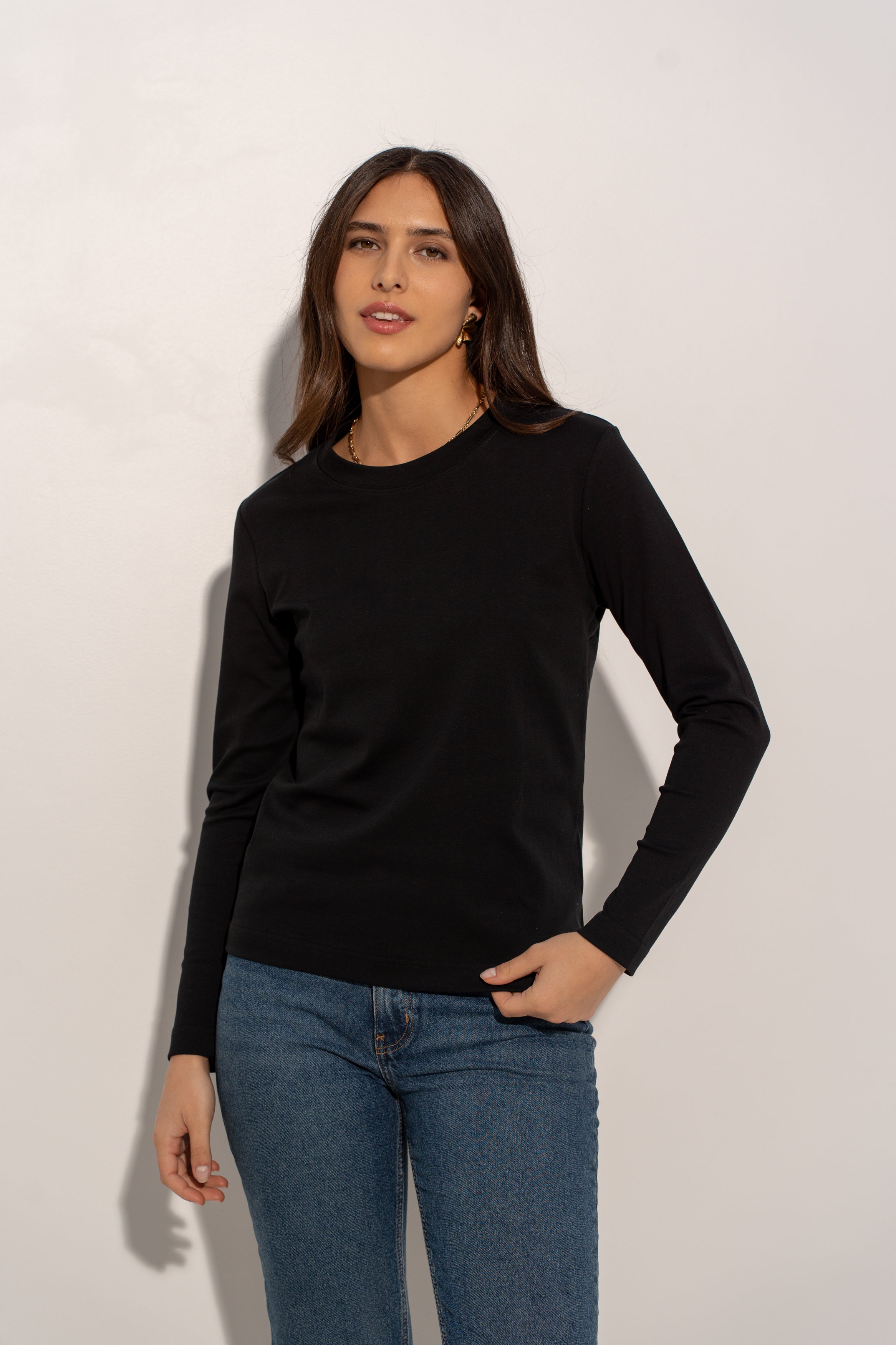 T-shirt 100% coton premium manches longues
