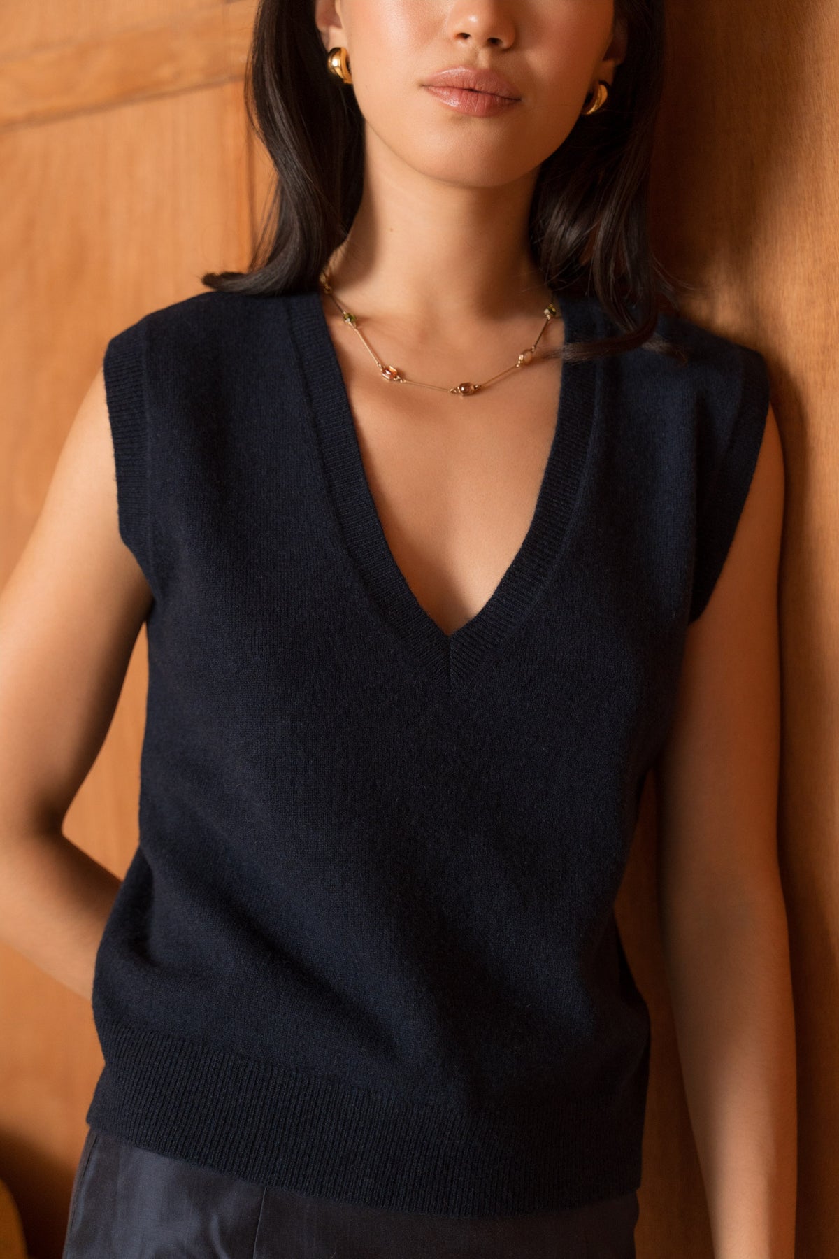Le Pull Cachemire — Sans Manches