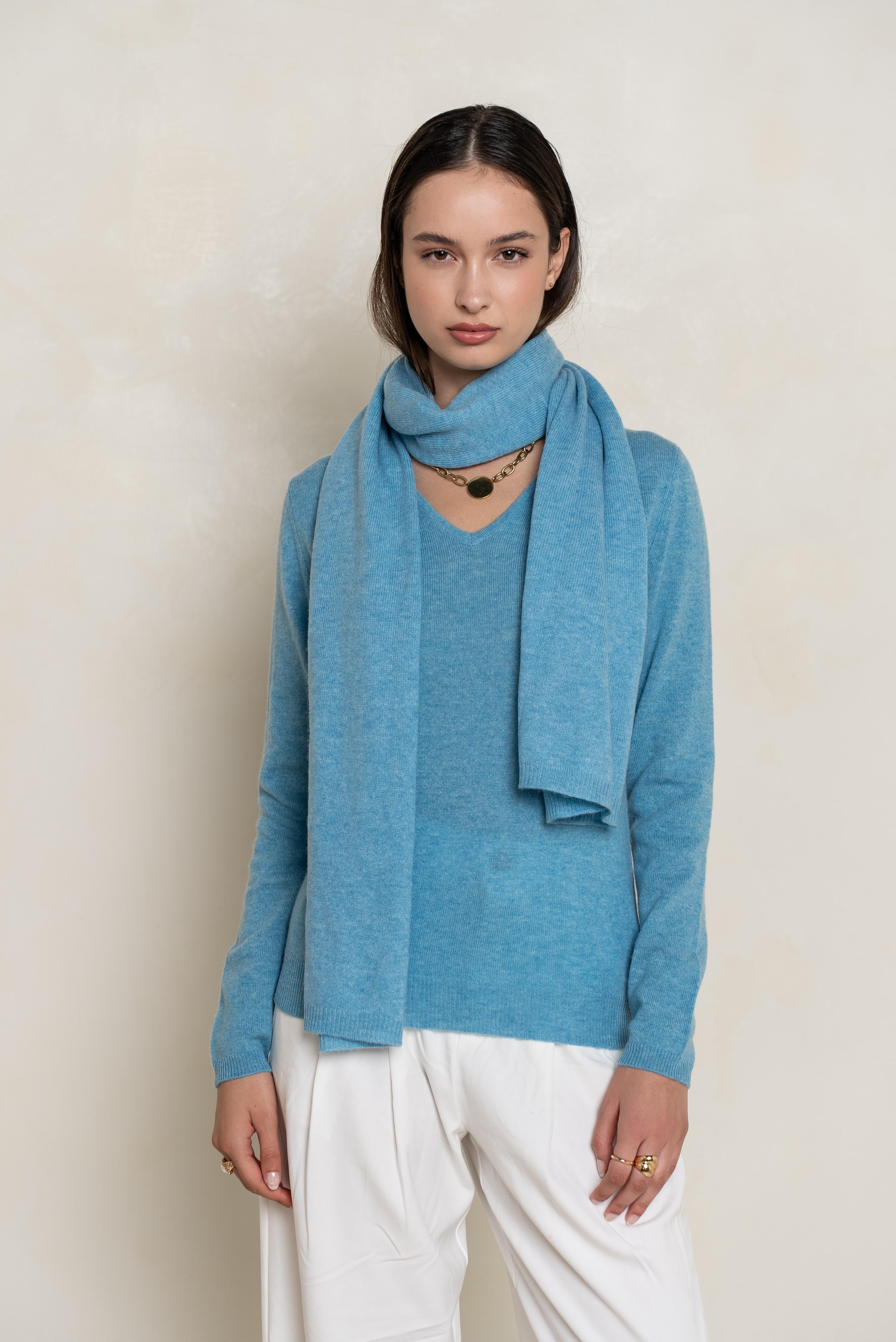 Grande écharpe en cachemire