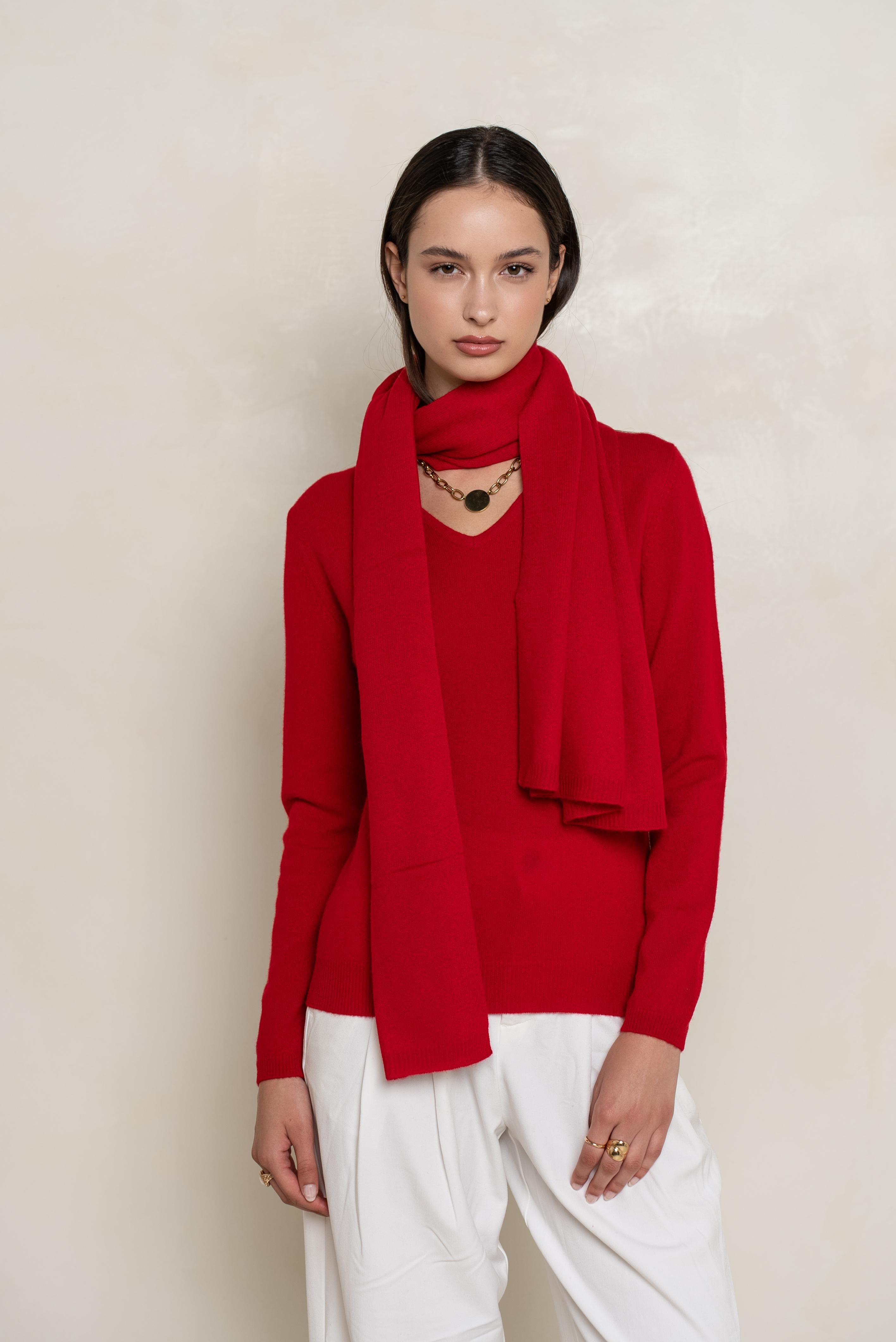 Grande écharpe en cachemire