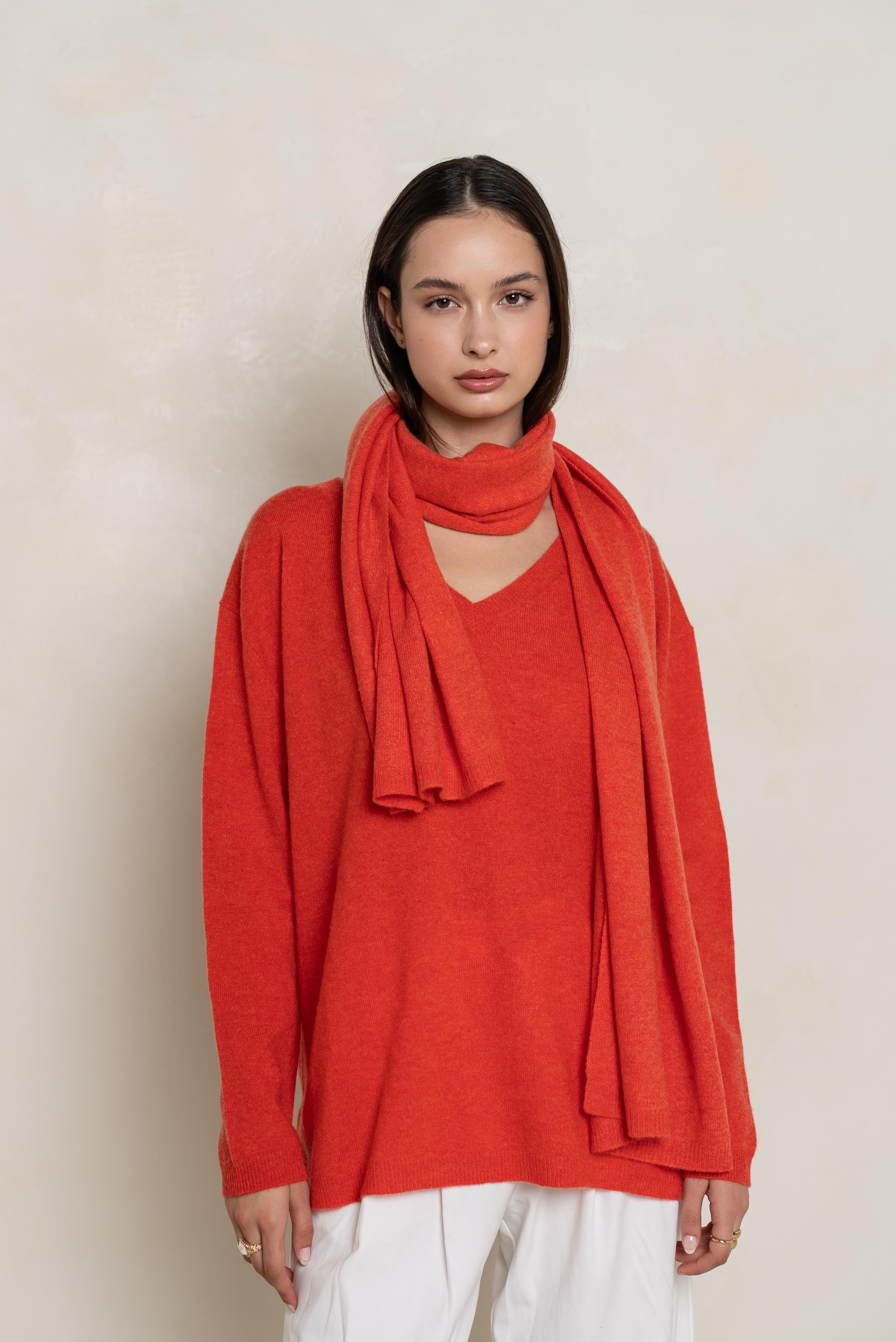 Grande écharpe en cachemire