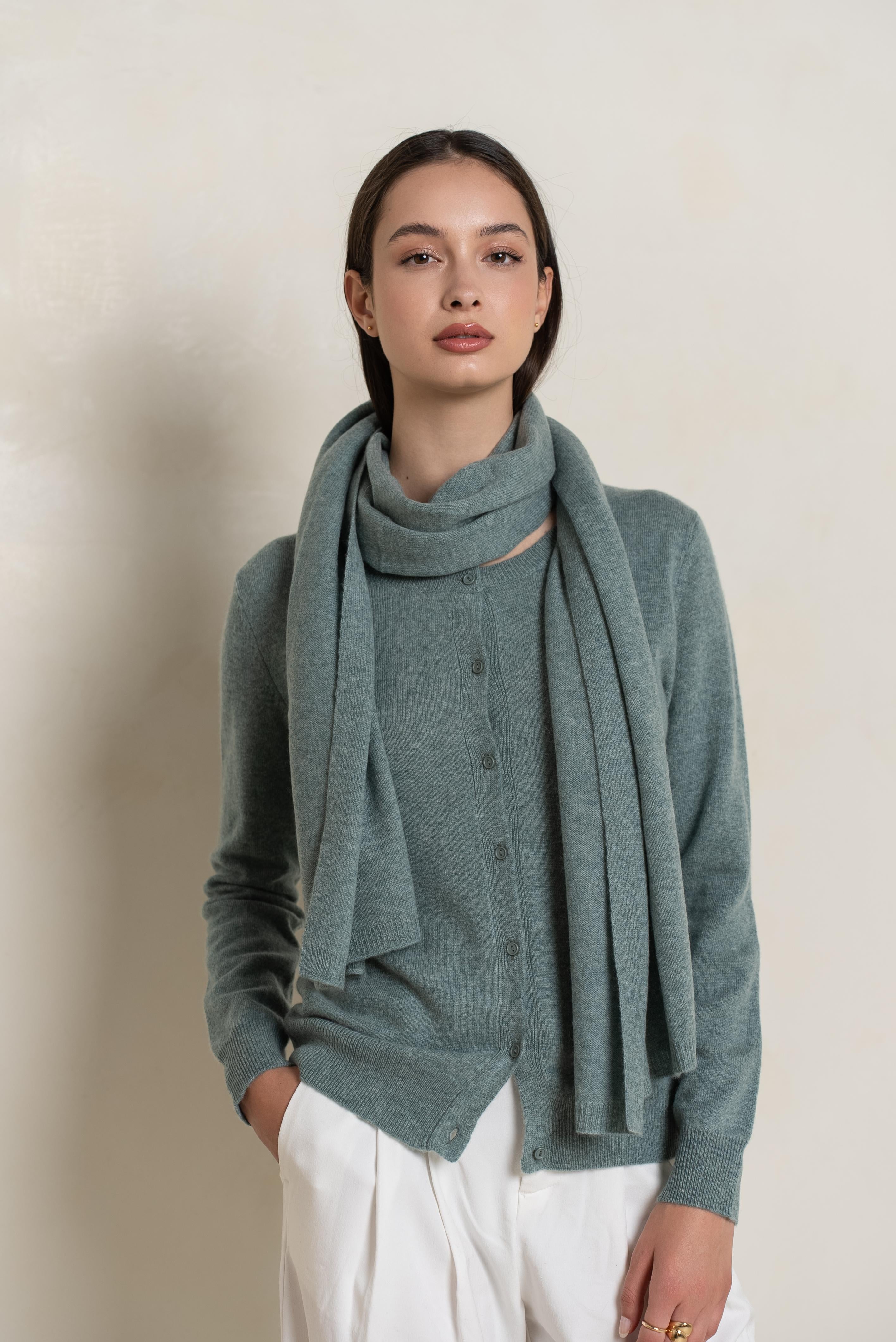 Grande écharpe en cachemire