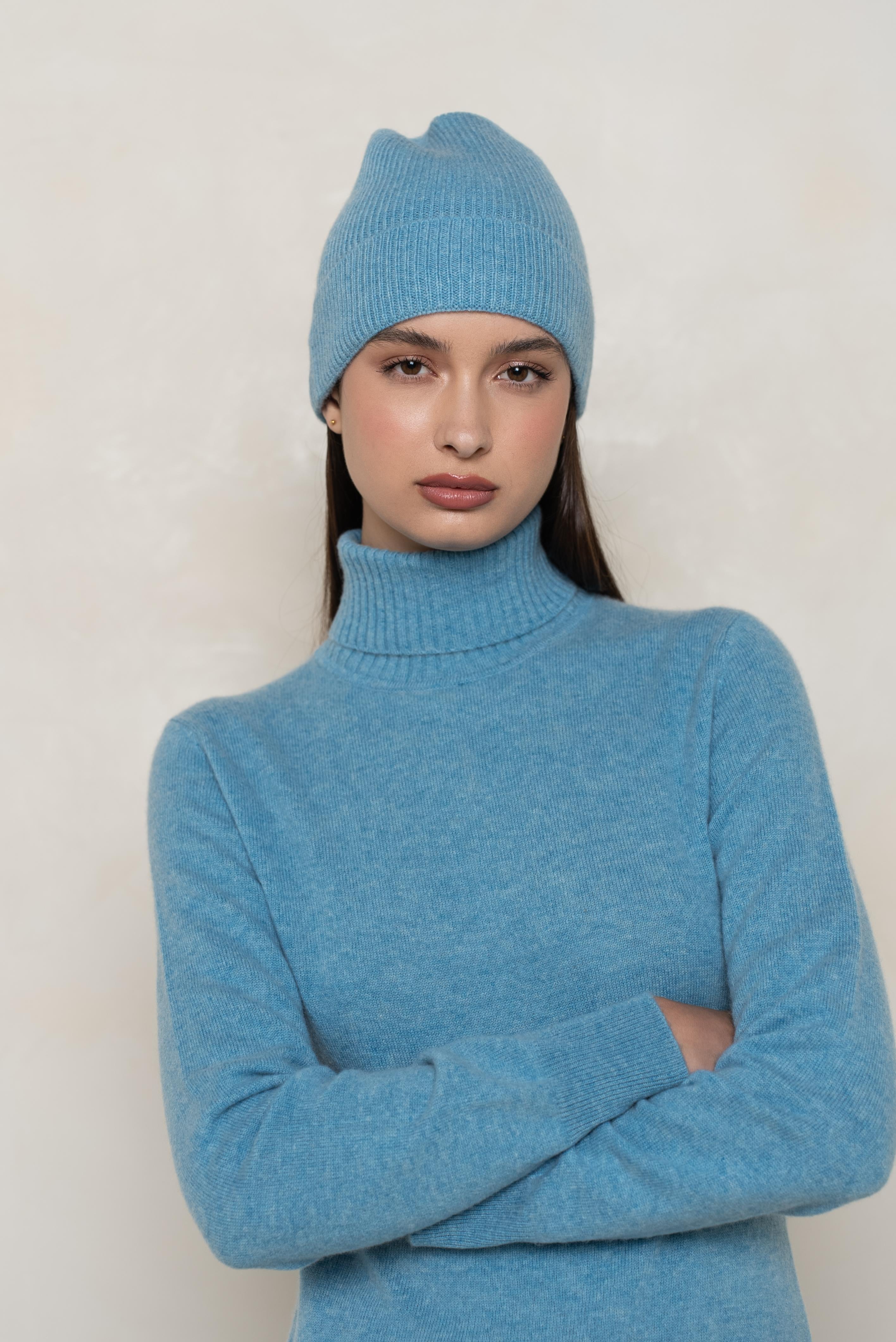 Bonnet 100% cachemire