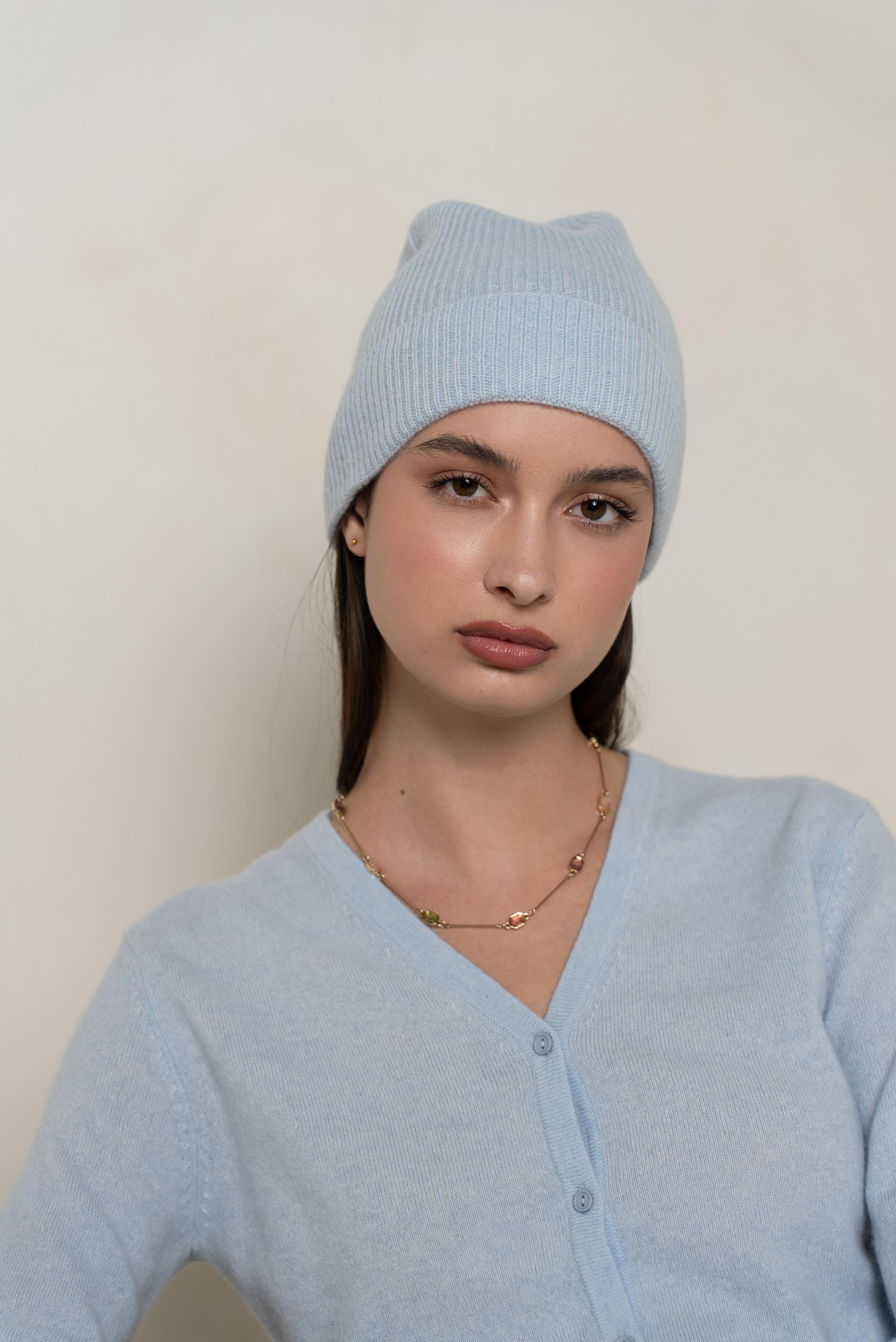 Bonnet 100% cachemire